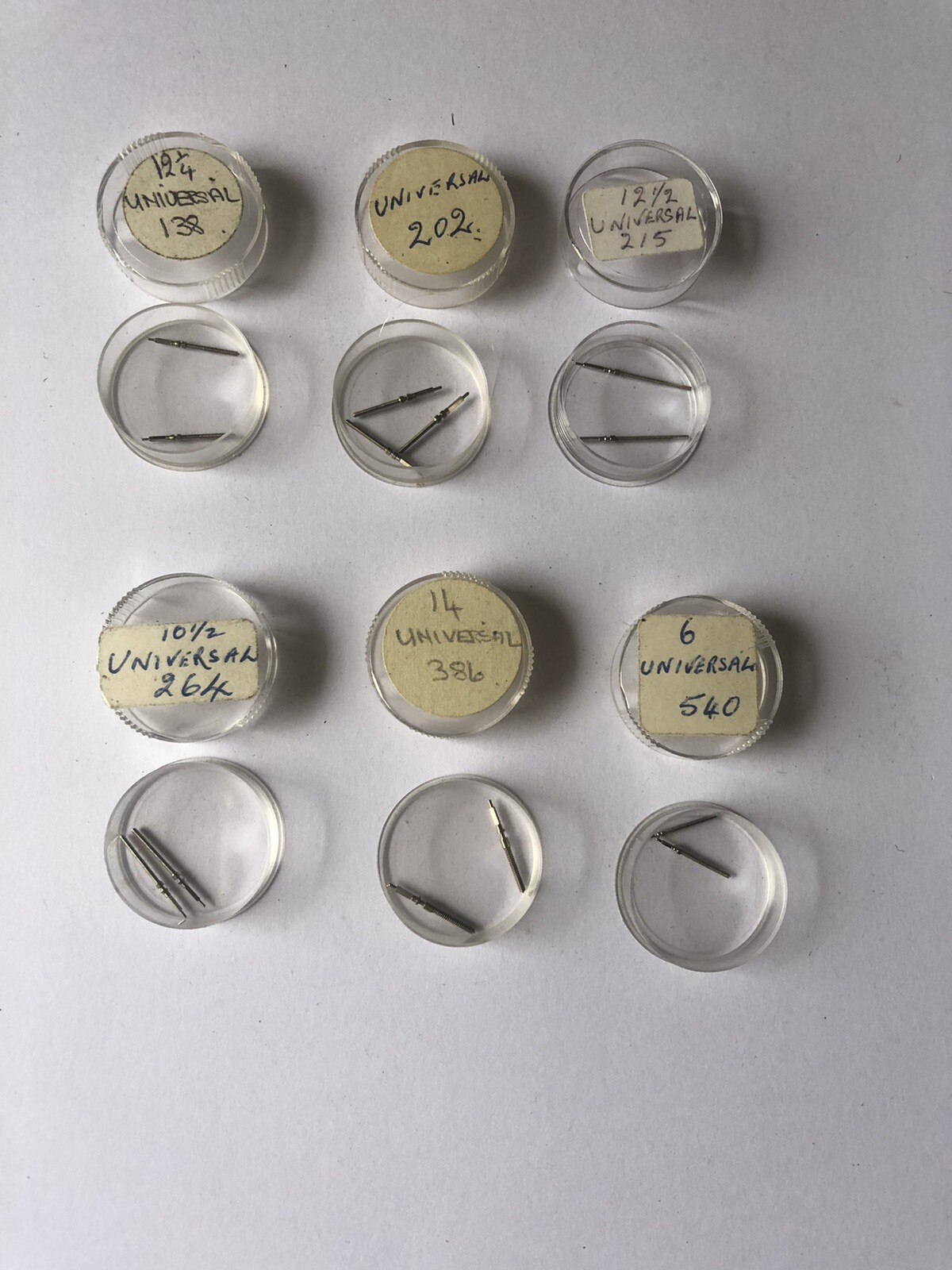EB,Lanco,Movado,MST,Oris,Peseux,Poljot,PUW,Unitas +Vintage Watch Stems (NOS).