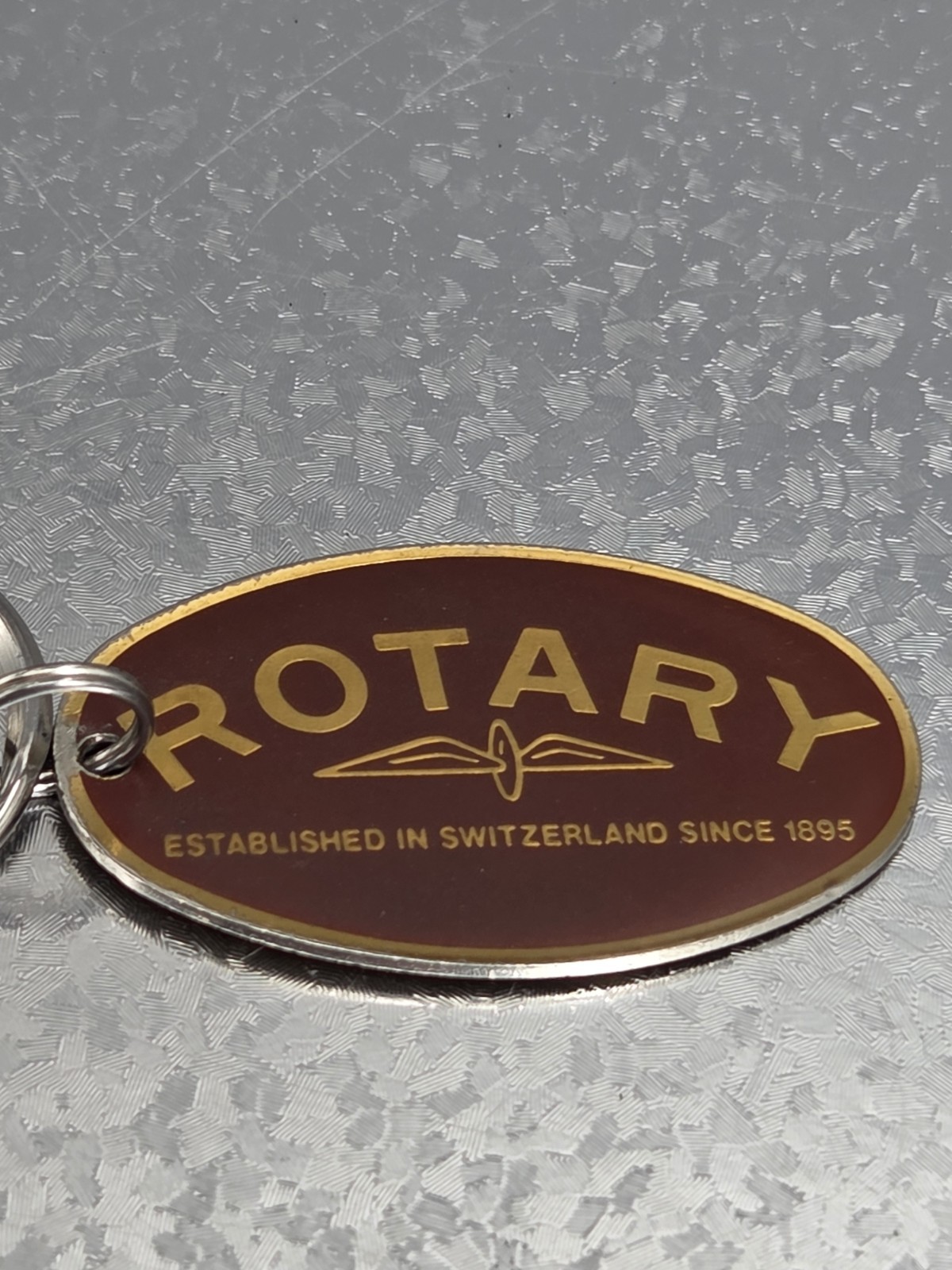 Rotary Watch 1895-1995 Centenary 1995 Years Key Ring