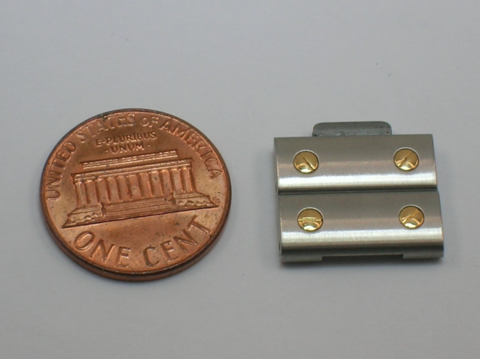GENUINE CARTIER SANTOS STAINLESS STEEL AND GOLD TWO (2 PC’S) 16MM LINKS -B.OFFER