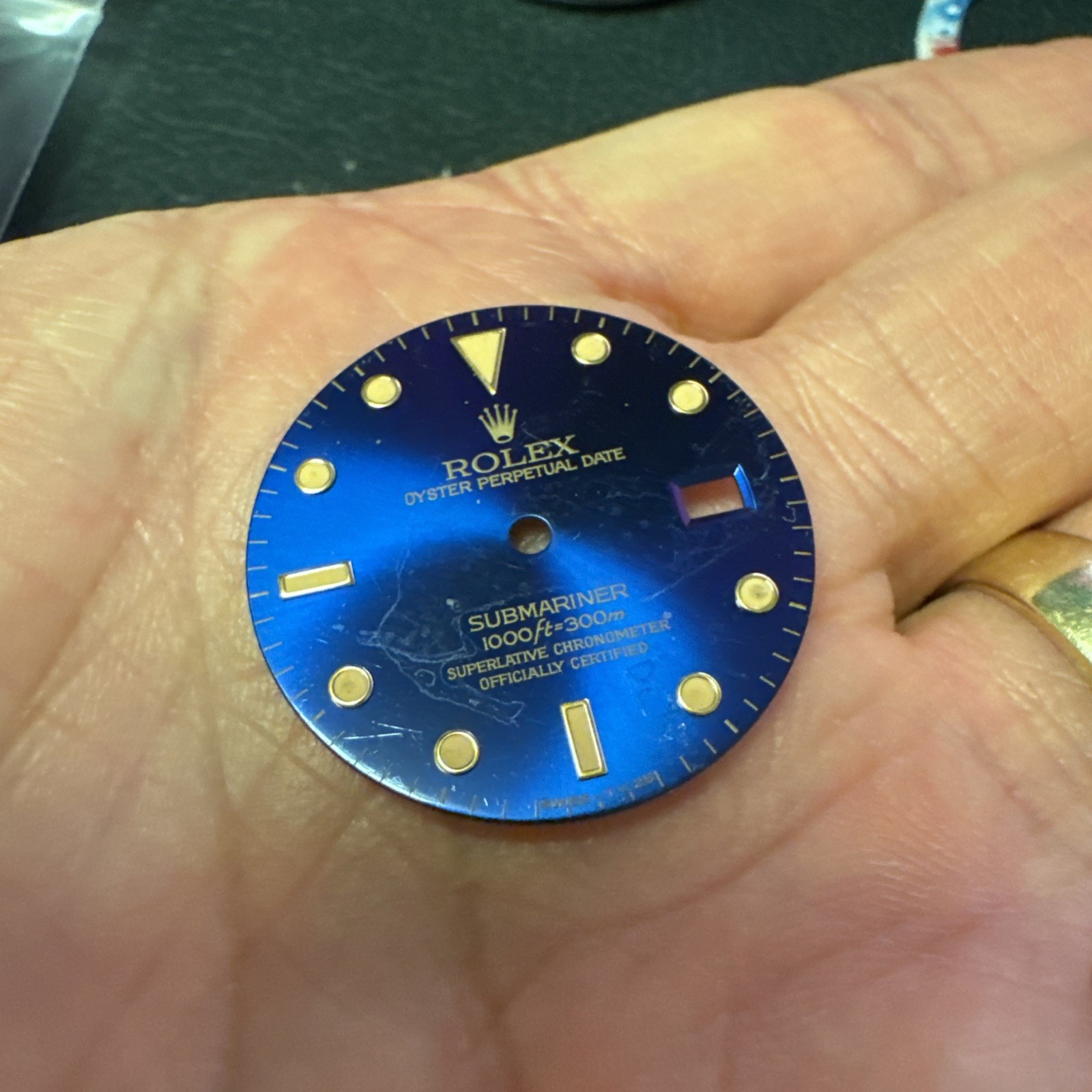 Original Rolex Oyster Submariner Blue Purple 16803 16808 16613 16618 dial (63)