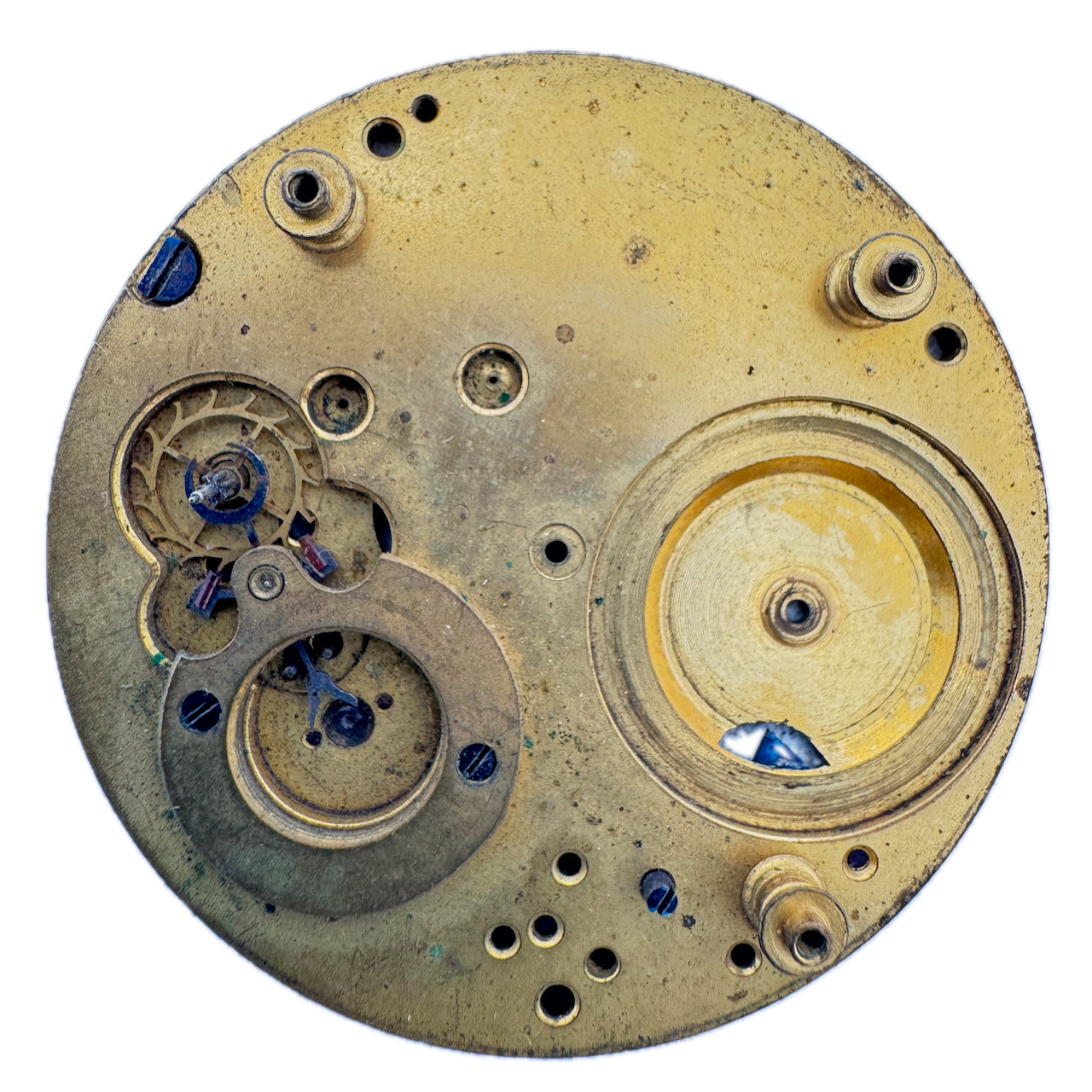 Antique 18s 1881 Lancaster 10 Jewel Mechanical Pocket Watch Movement West End