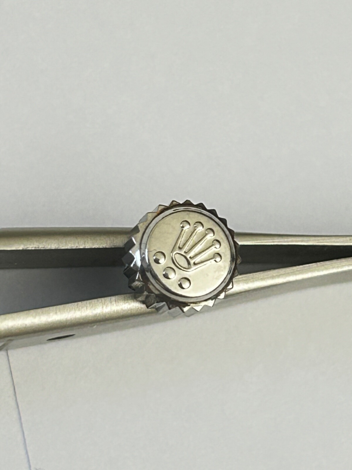 Genuine Rolex Crown 8mm., 24 803- 0 , Stainless Steel new condition