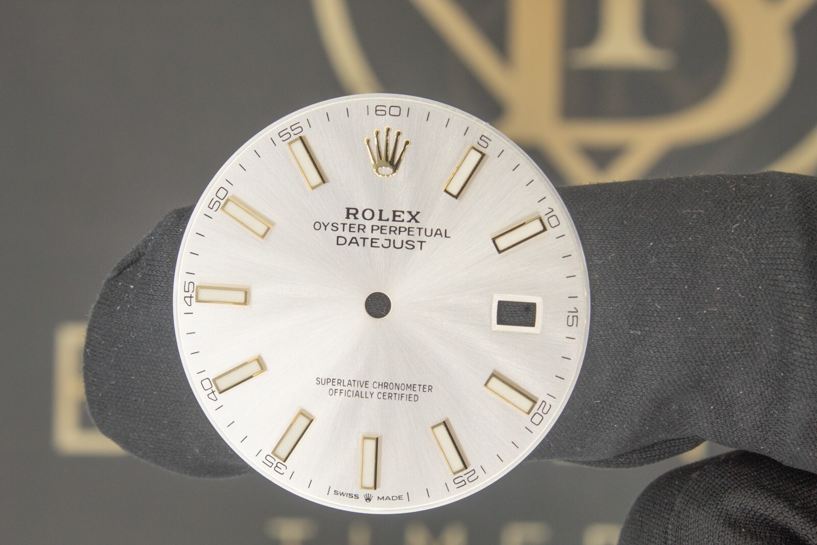 Rolex Datejust 41mm Silver Stick Two Tone Dial Model 126333 EXTREMELY RARE