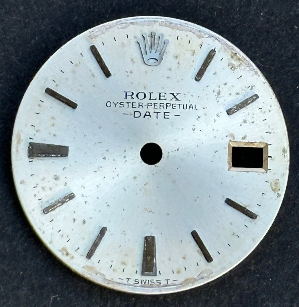 Vintage Rolex Oyster Perpertual Date Watch Dial For 26mm Case 6517 6519 6917