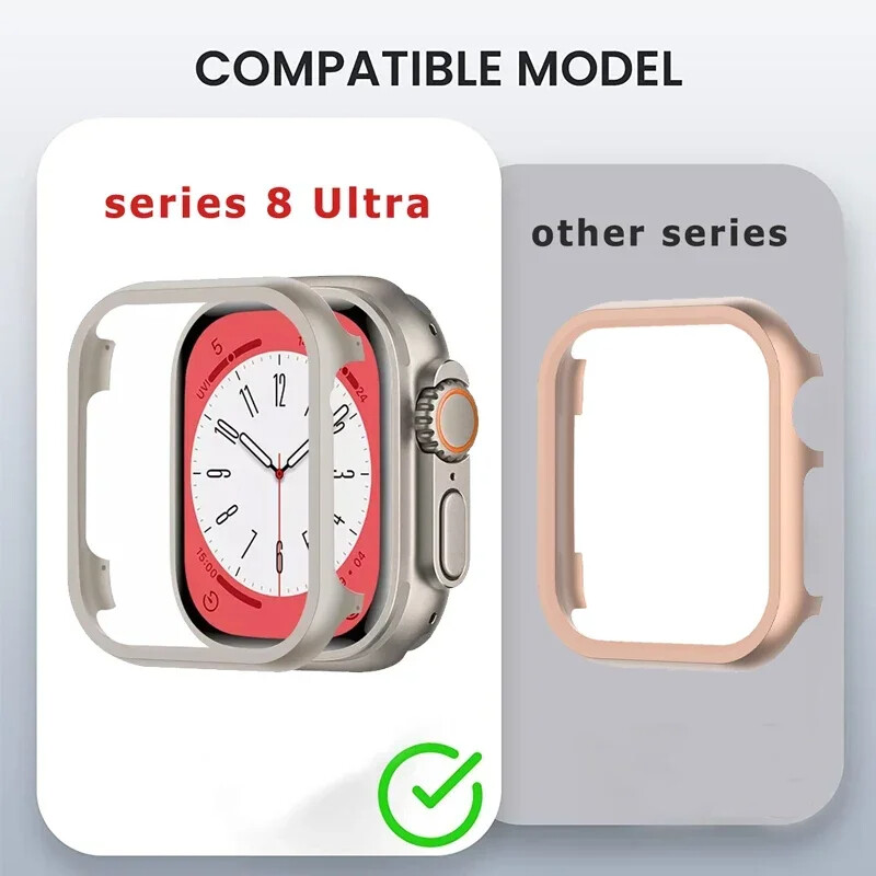 Metal Frame Cover Watch Bumper For Apple Watch Ultra49mm Series 10/9/8 Protector