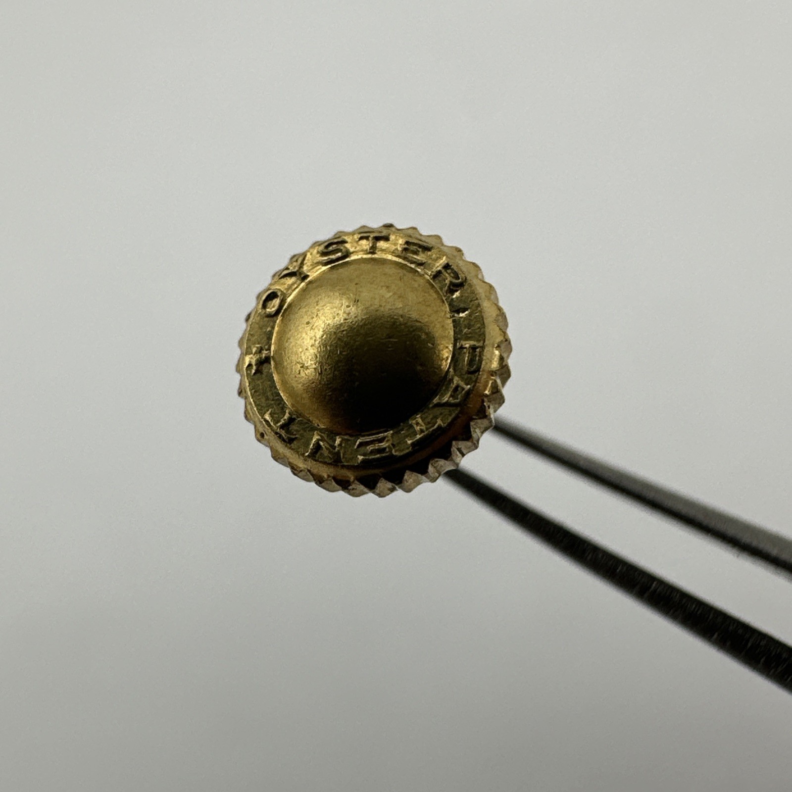 Genuine Rolex CROWN 5.2mm Gold 1940’s Bubbleback Oyster Patent watch Part