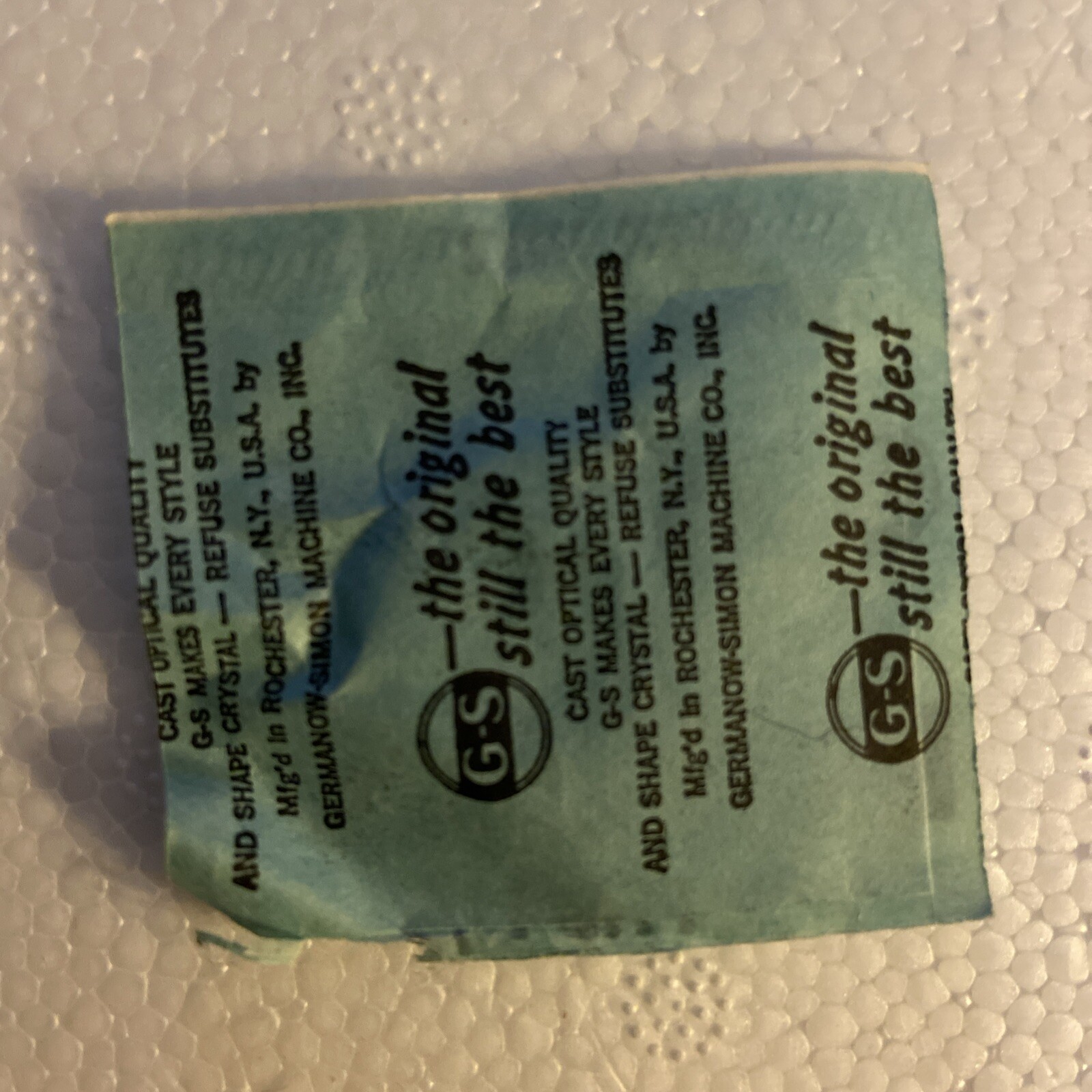GS Flexo Hi Dome PHD4 1/2 15.5MM Replacement Watch Crystal NOS Vtg
