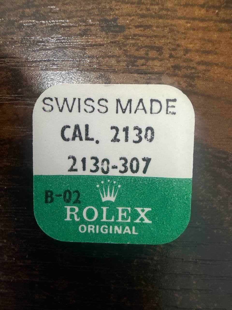 ROLEX- BARREL ARBOR – FACTORY SEALED-CAL 2130 PART 2130-307