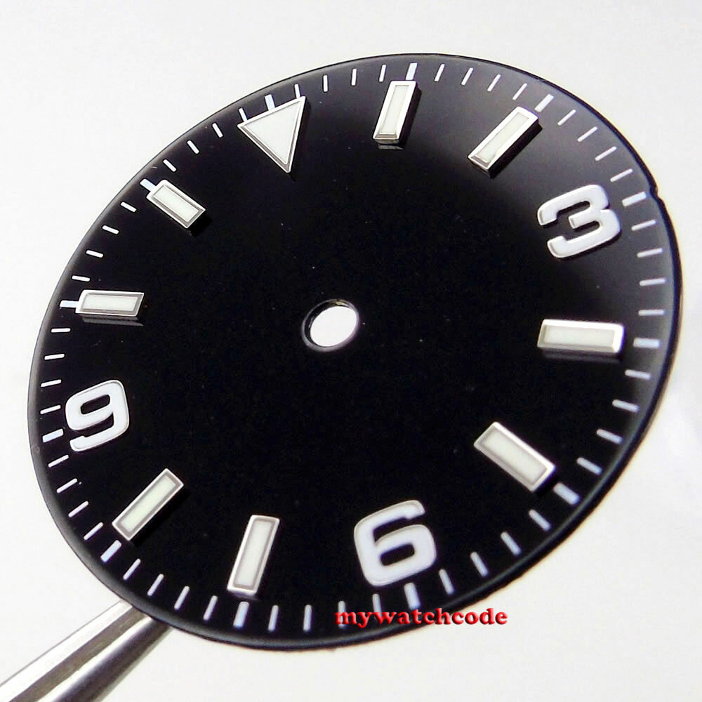 29mm orange blue black white dial fit NH35 NH36 eta 2824 2836 2813 miyota 8215