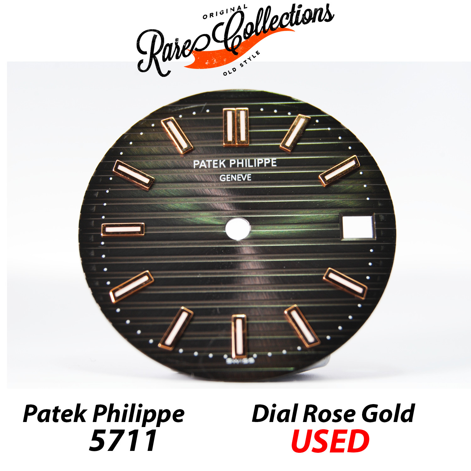 Patek Philippe Dial 5711 Patek Used Brown, Pink Gold Patek 5711 Nautilus Dial
