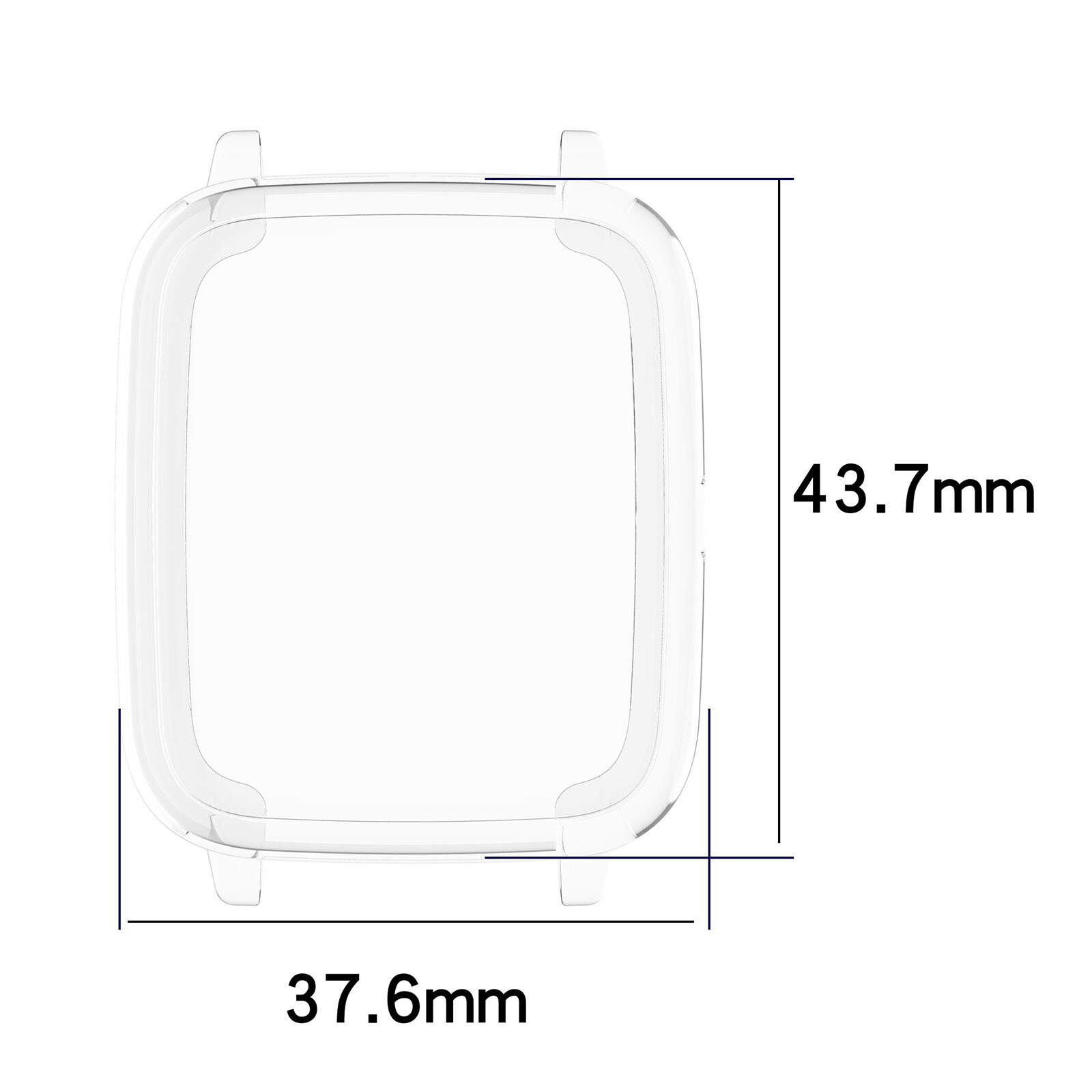 Watch Protective Case Electroplating TPU Watch Shell for ID205L/ Willful SW021