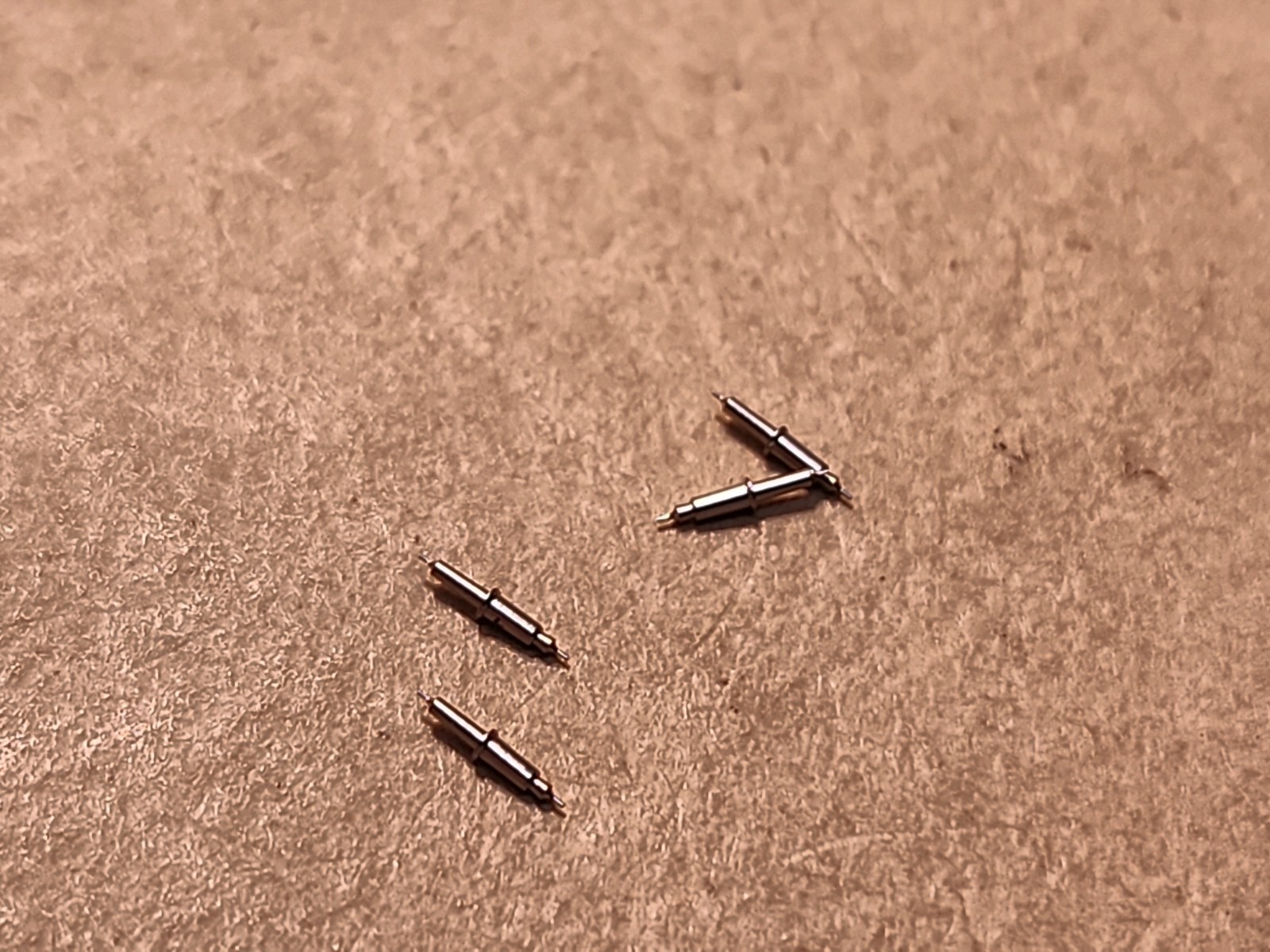 Lot Of 4 NOS Waltham 0s-3/0 20208 Tapered Friction Balance Staffs