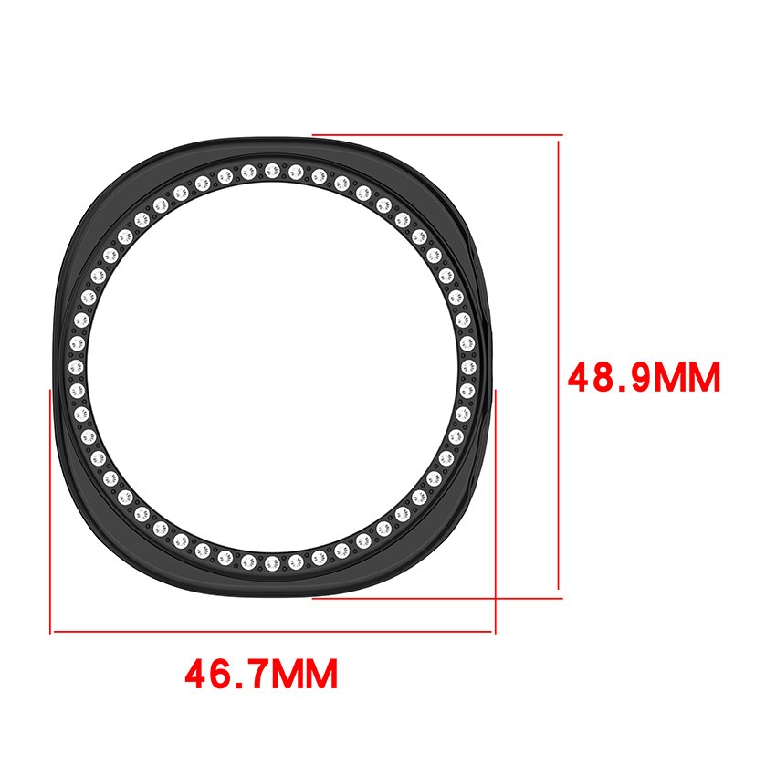 Diamonds Hollow Protective Case Watch Case for Samsung Galaxy Watch 8 40MM/44MM