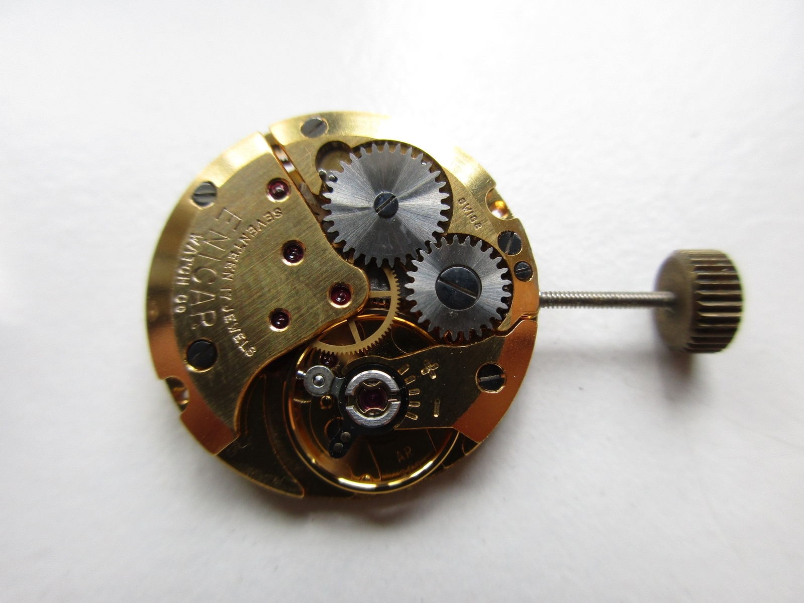 Enicar AR cal. 850 Swiss N.O.S. watch movement – running