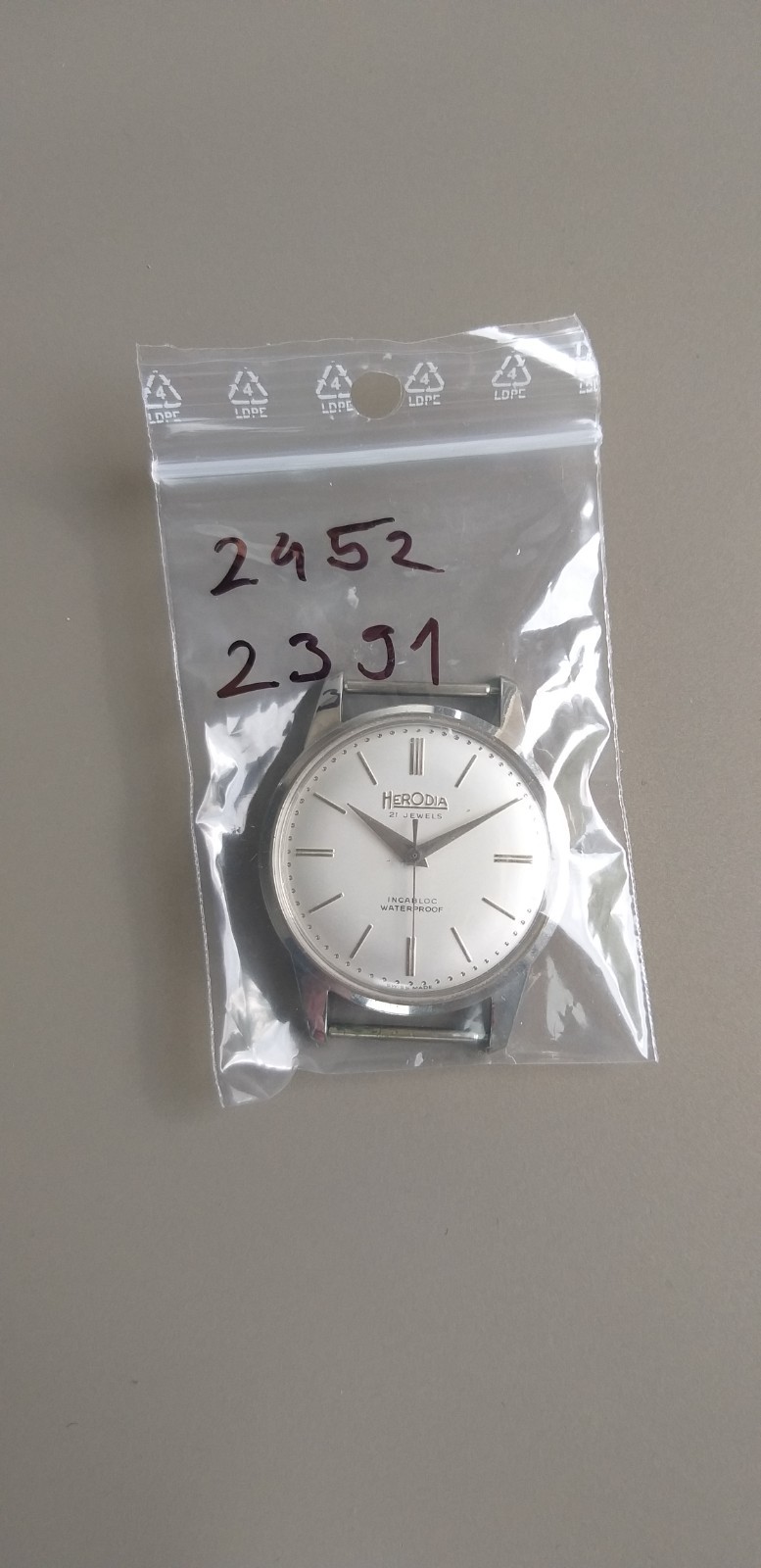 NOS 1970’s Project Watch 35mm Steel Case + Dial & Hands for ETA 2452 or ETA 2391