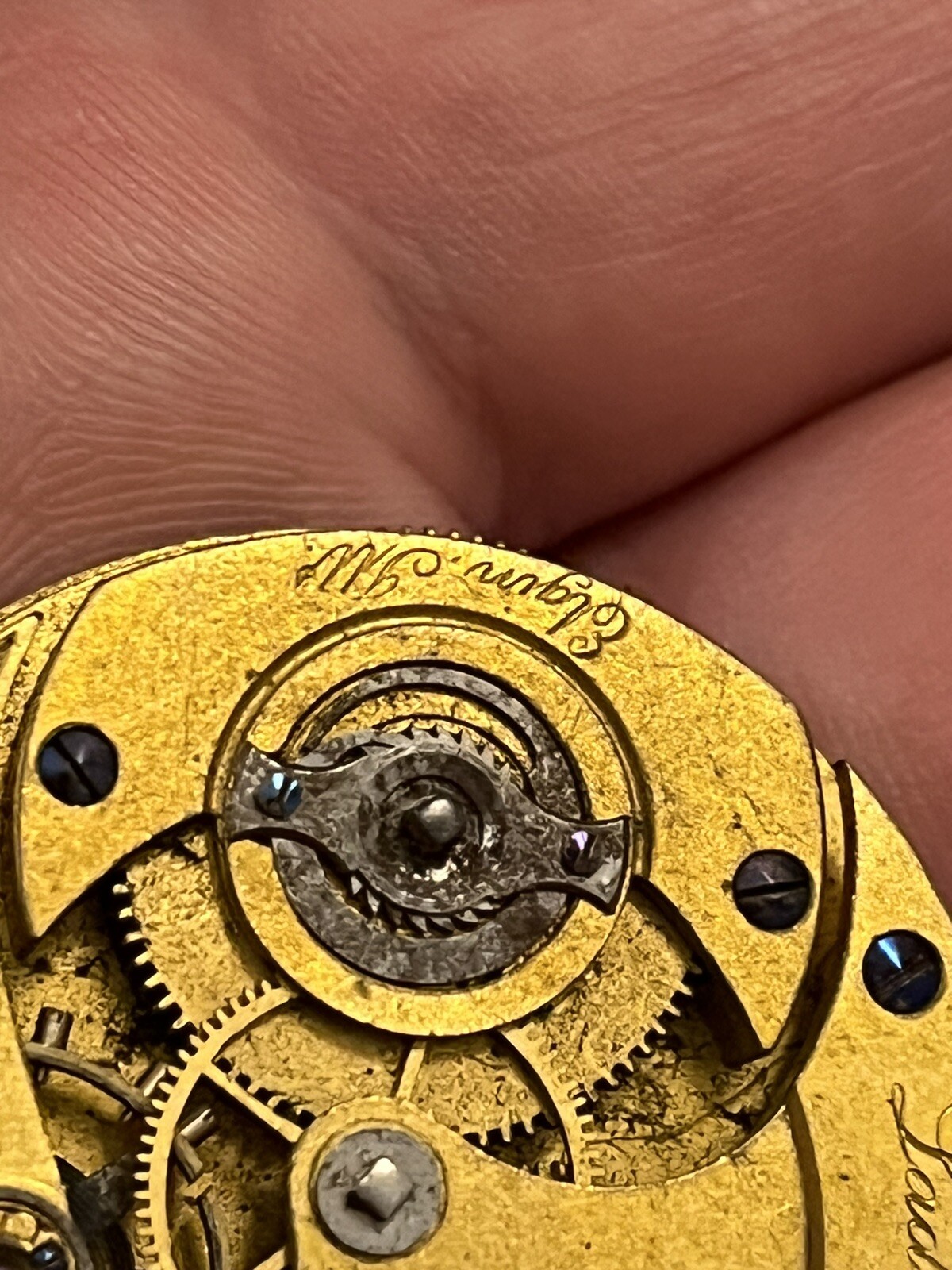 1871 Elgin Grade 29 Lady Elgin 10s 15J Adaptable Pocket Watch Mov. Parts/repair