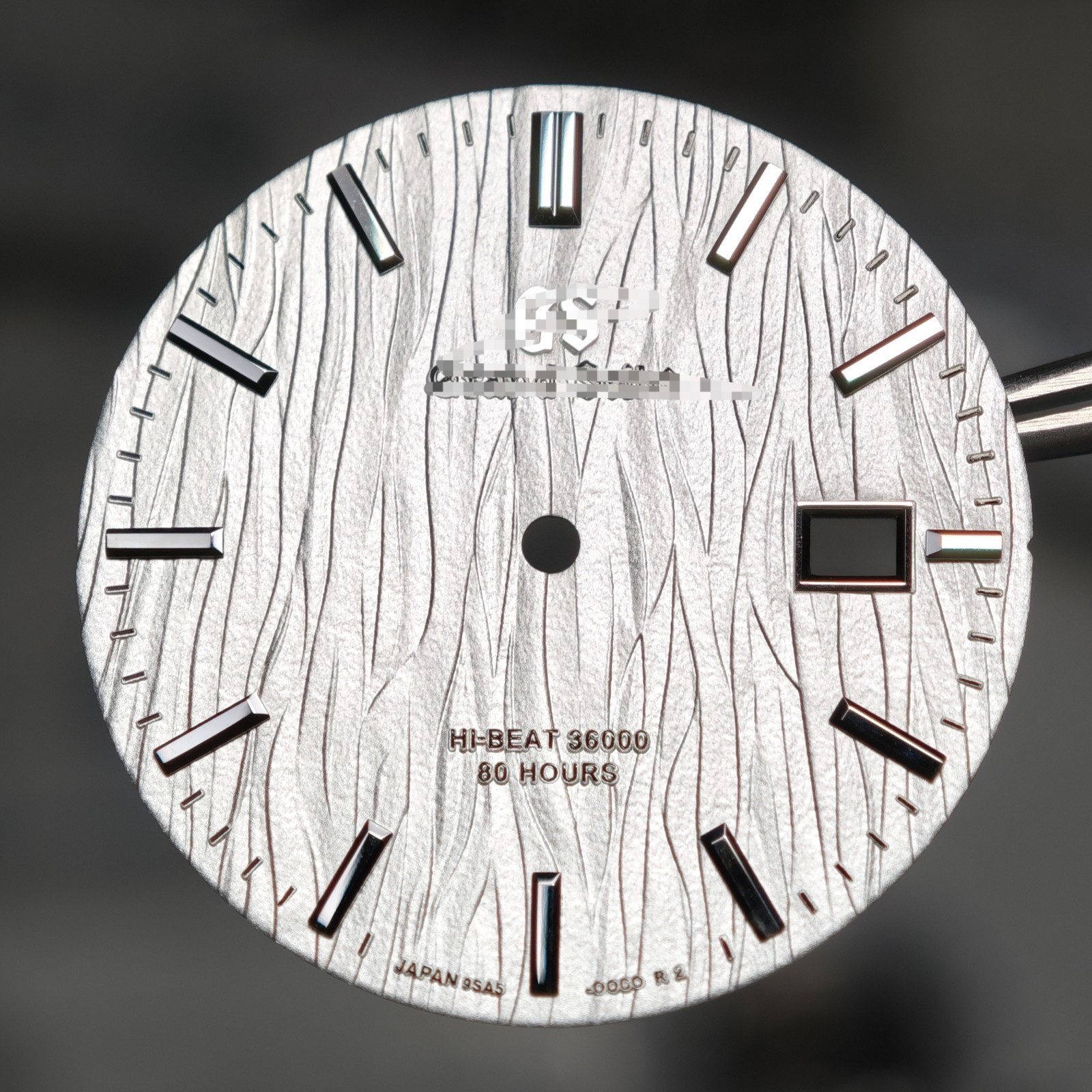 32.3mm Birch Forest Pattern Watch Dial Date No Lume for Nh35 ETA2824 Movement