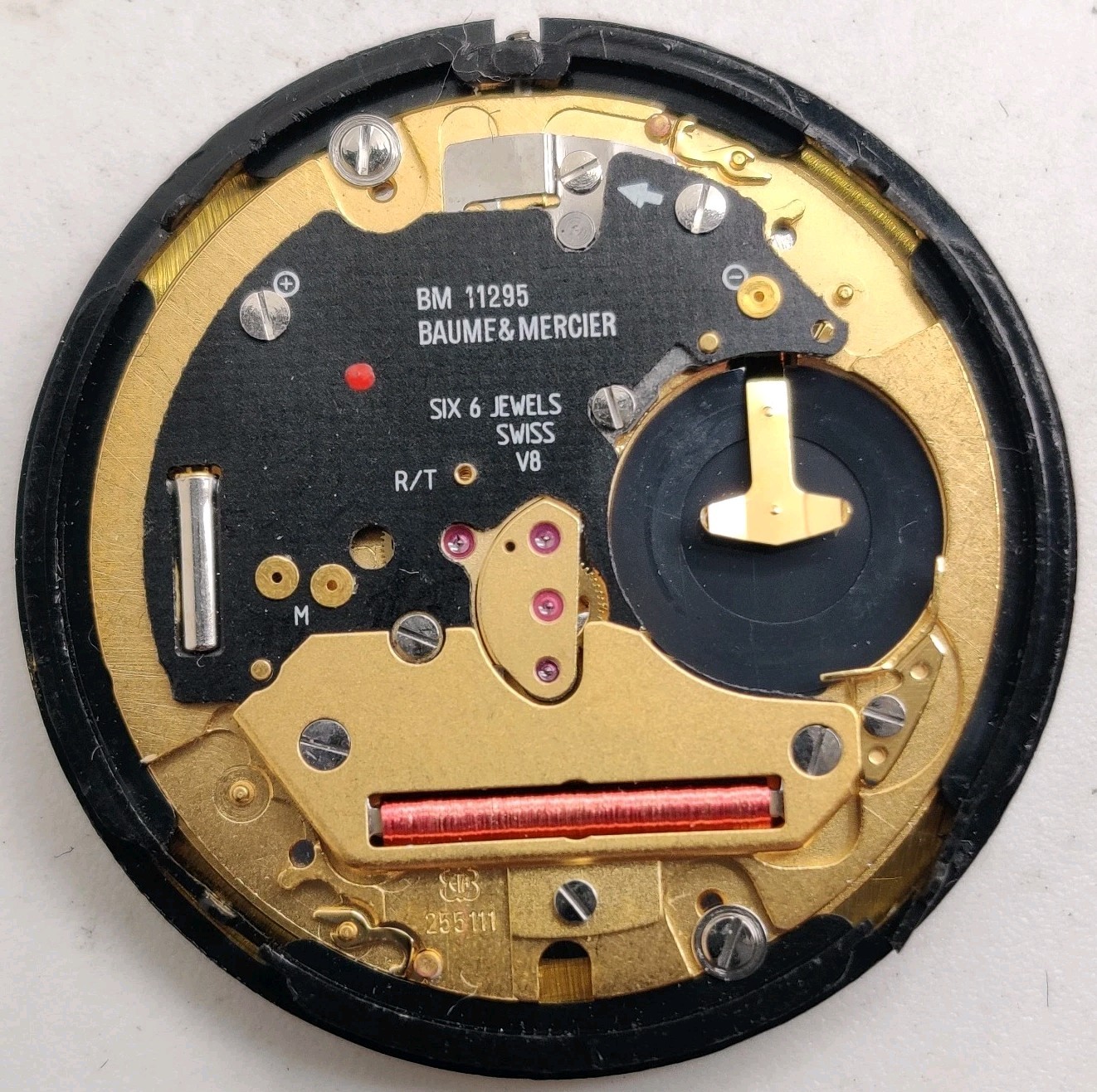 Baume & Mercier BM 11295 ESA ETA Cal. 255.111 Swiss quartz watch movement Works