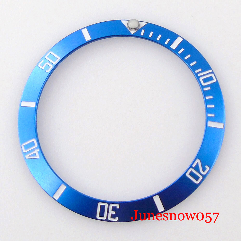 38MM Watch Ceramic Bezel Insert Luminous Top Slope Fit 40mm Automatic Watch