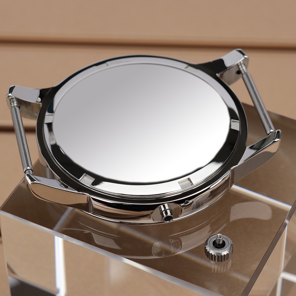 40.5mm Business Watch Case Polished 316 Stainless 10ATM For Miyota GM00 Movement