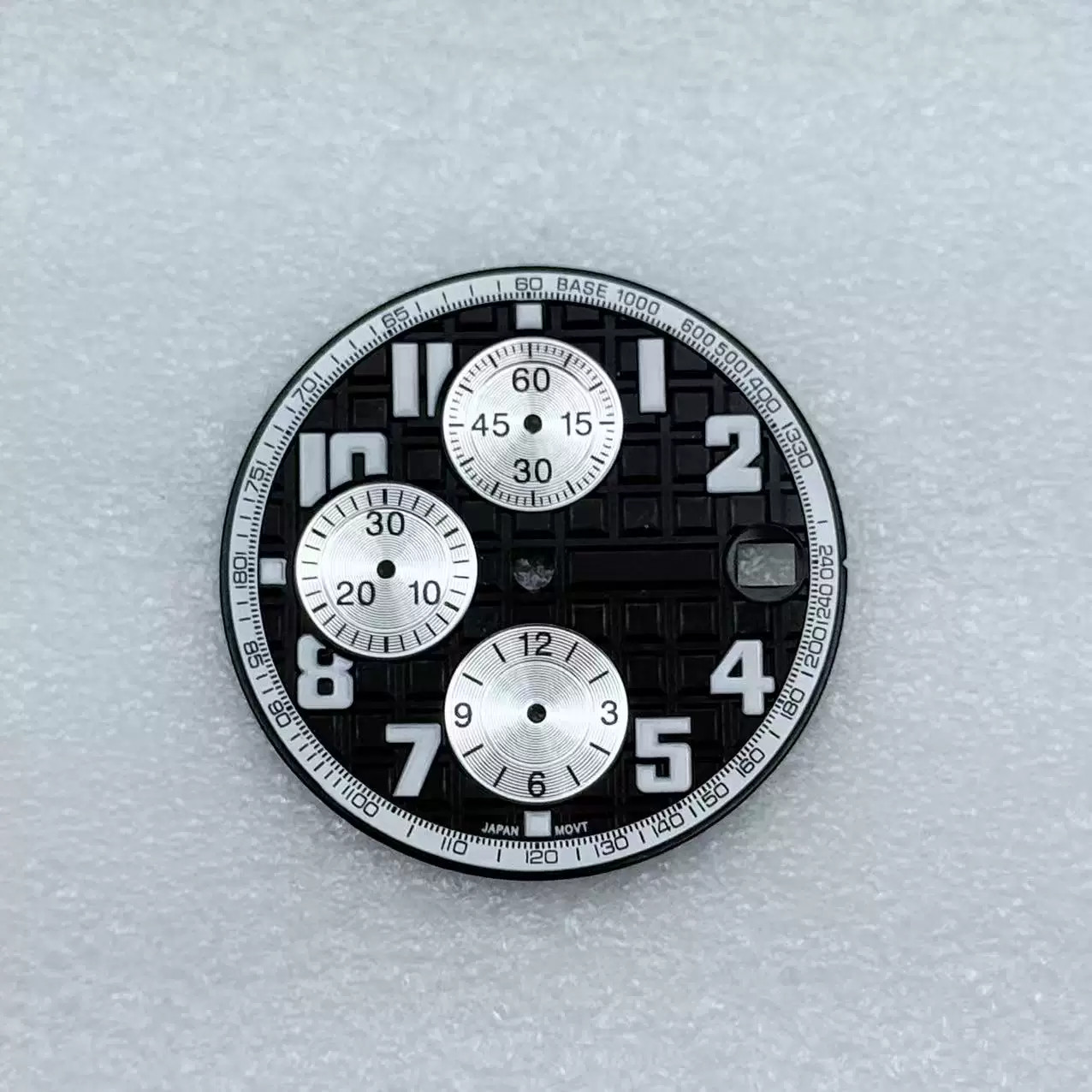 31.8Mm Multifunctional Digital Watch Dial Green Luminous for Vk67 Movement Parts