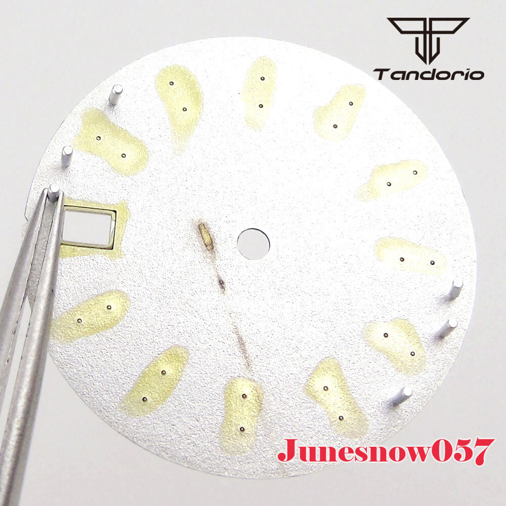 29mm White/Orange/Blue/Green/Black Men’s Watch Dial Lume Fit NH35A NH36A SKX SRP