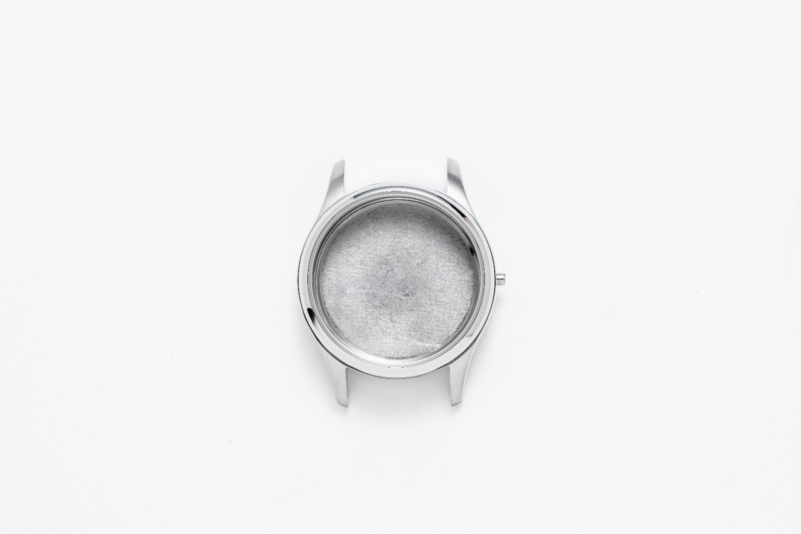 31.5mm glass back cover waterproof ring Silver Watch Case for 2015 Movement