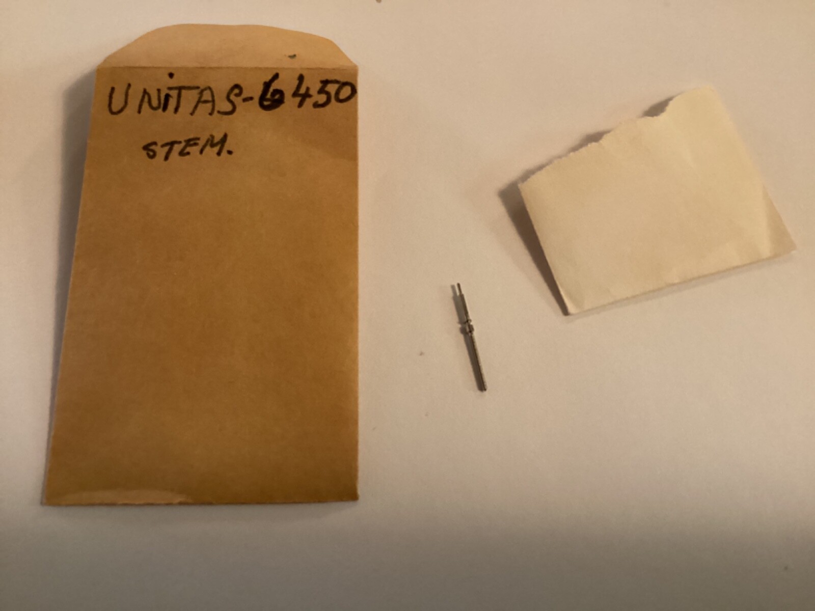 UT Unitas 6450 caliber watch stem parts