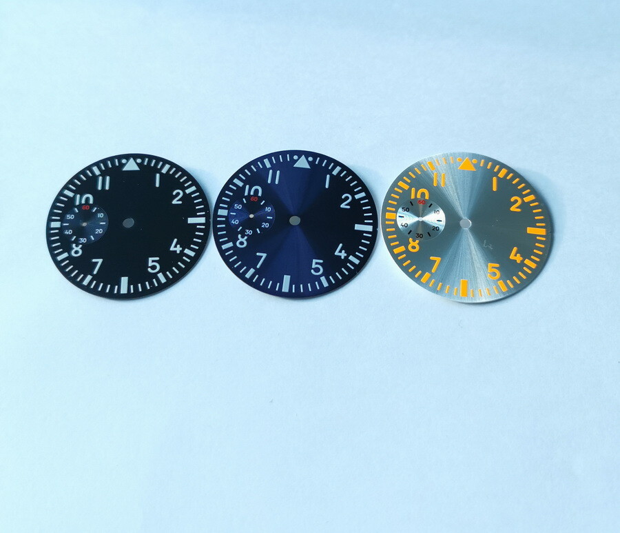 39mm Watch parts dial & Hand luminous Suitable for eta6497 / 8498 seagull ST36