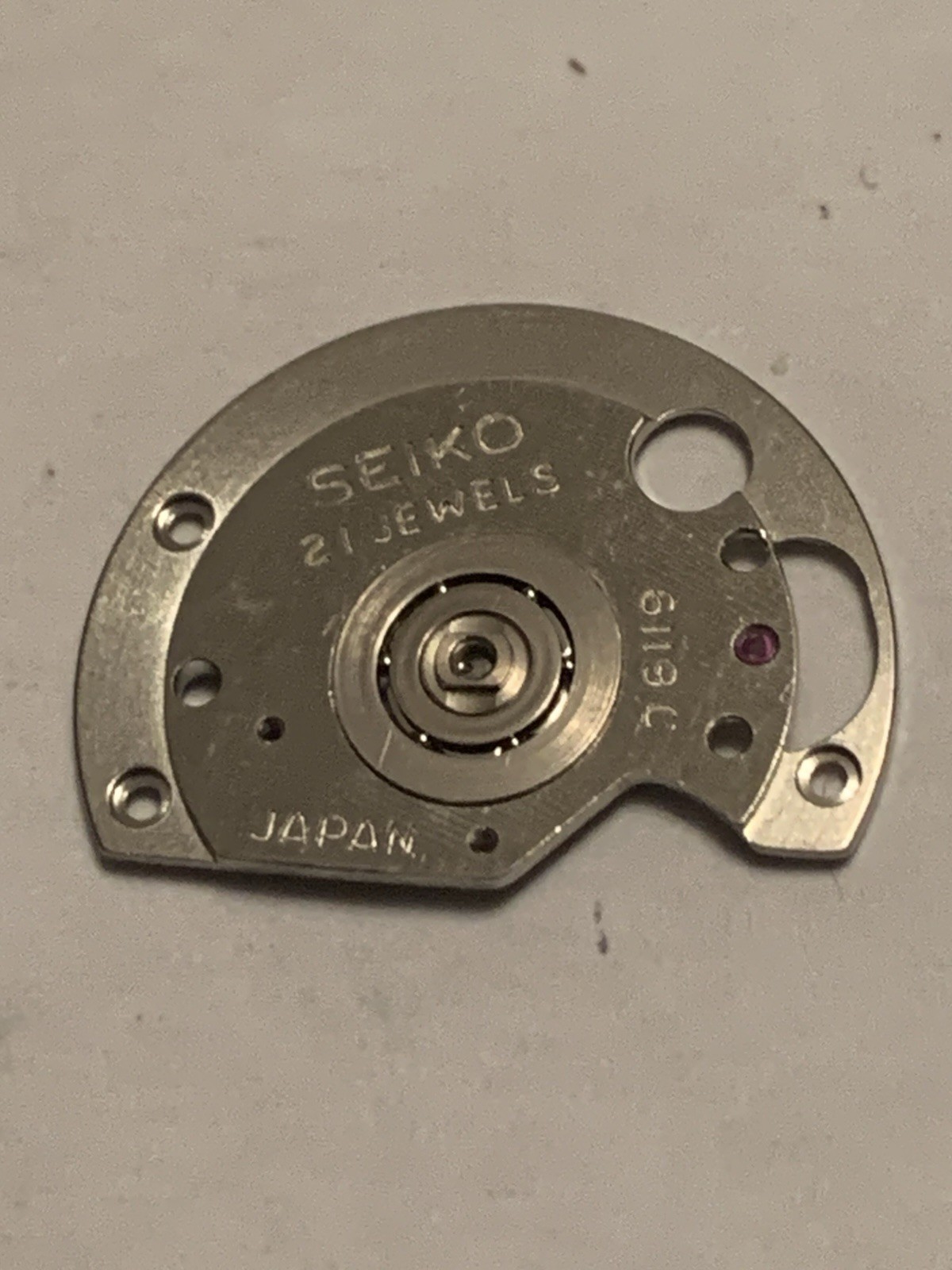 Seiko 6119C Autoplate With Bearing Part 193527