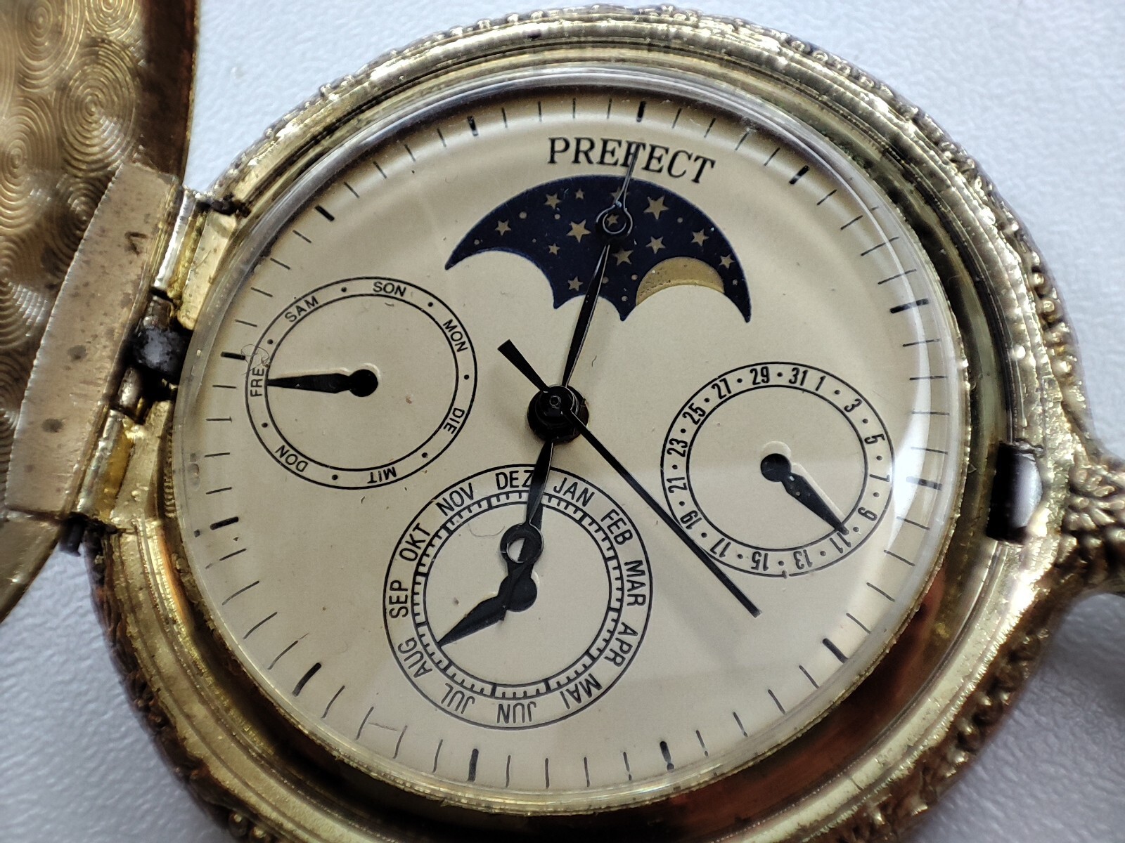 eagle prefect pocket Watch parrenin AP 2640D remex 46.6 mm – for parts