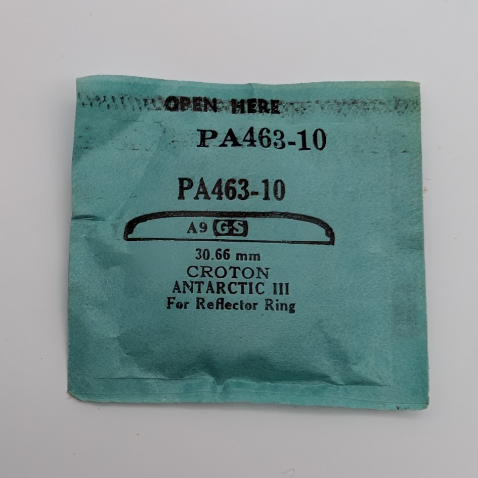 NOS GS PA463-10 Crystal 30.66mm Croton Antarctic III Reflector Ring