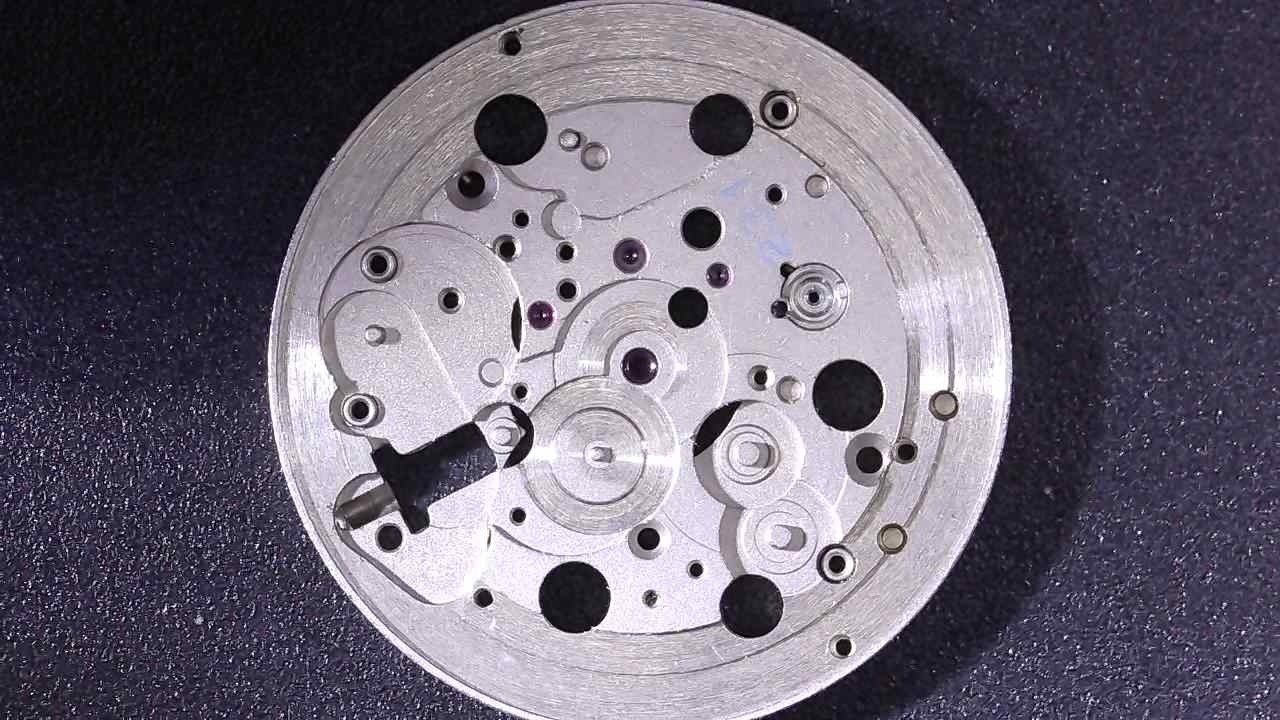 Ancienne Platine De Mouvement Montre Incomplete Lip R017