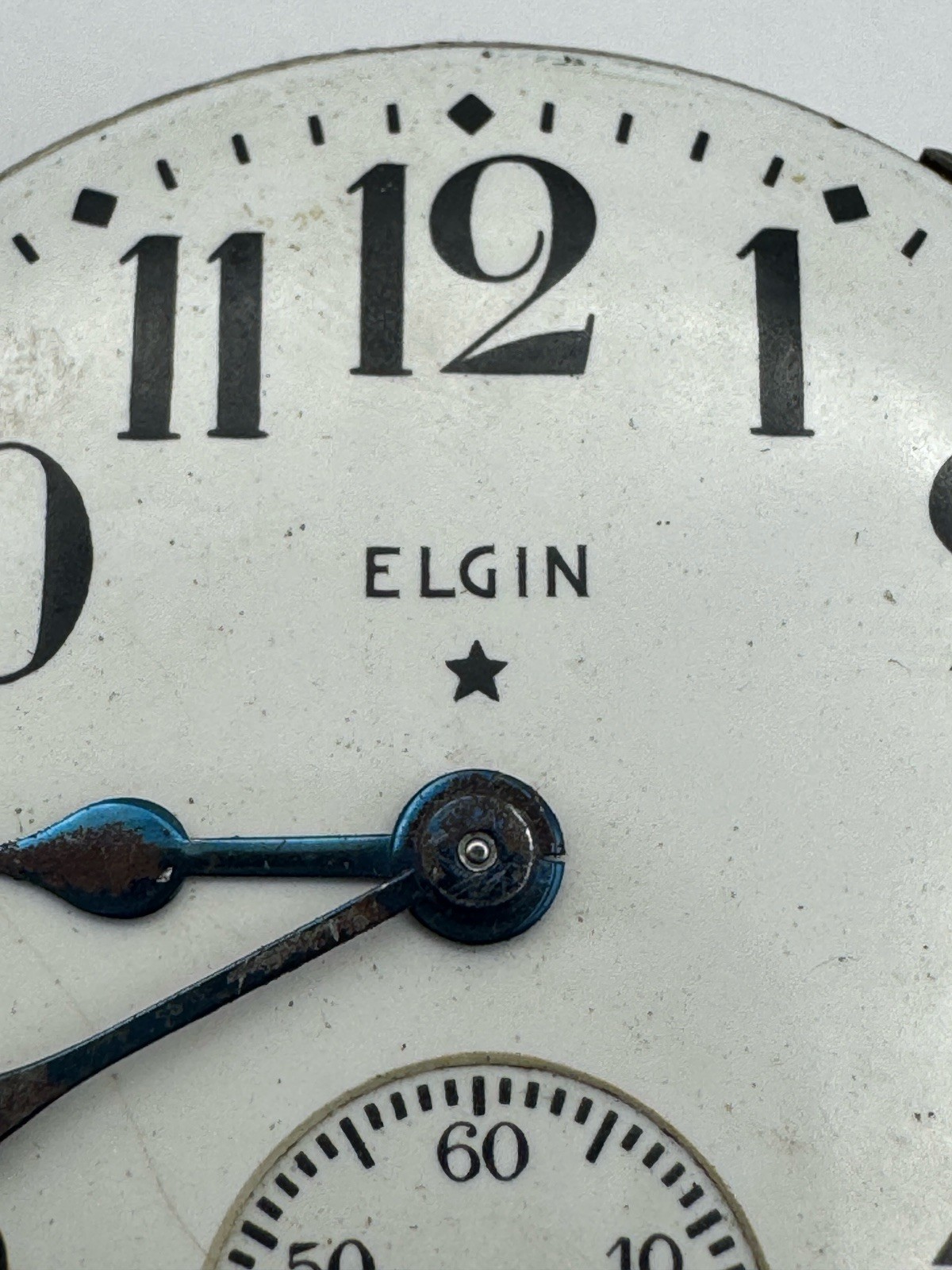 Vintage Elgin 16s 17J Grade 486 Pocket Watch Movement For Parts Or Repair