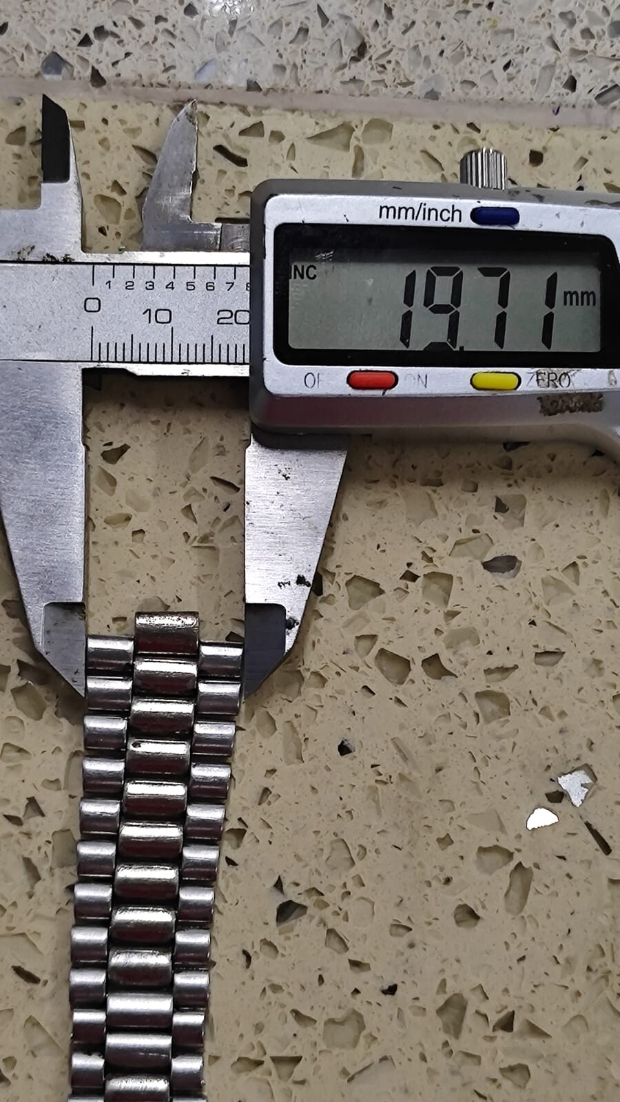 TAG HEUER BRACELET REF 304/31 STEEL 20MM USED without end link