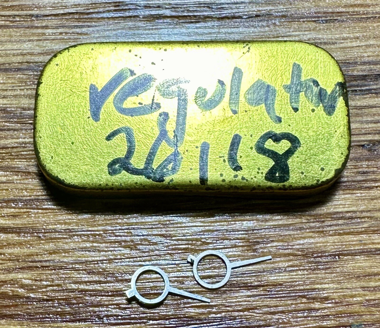 Balance cock Regulator Waltham WWII A-11 Military Watch Movement 6/0 part 26118
