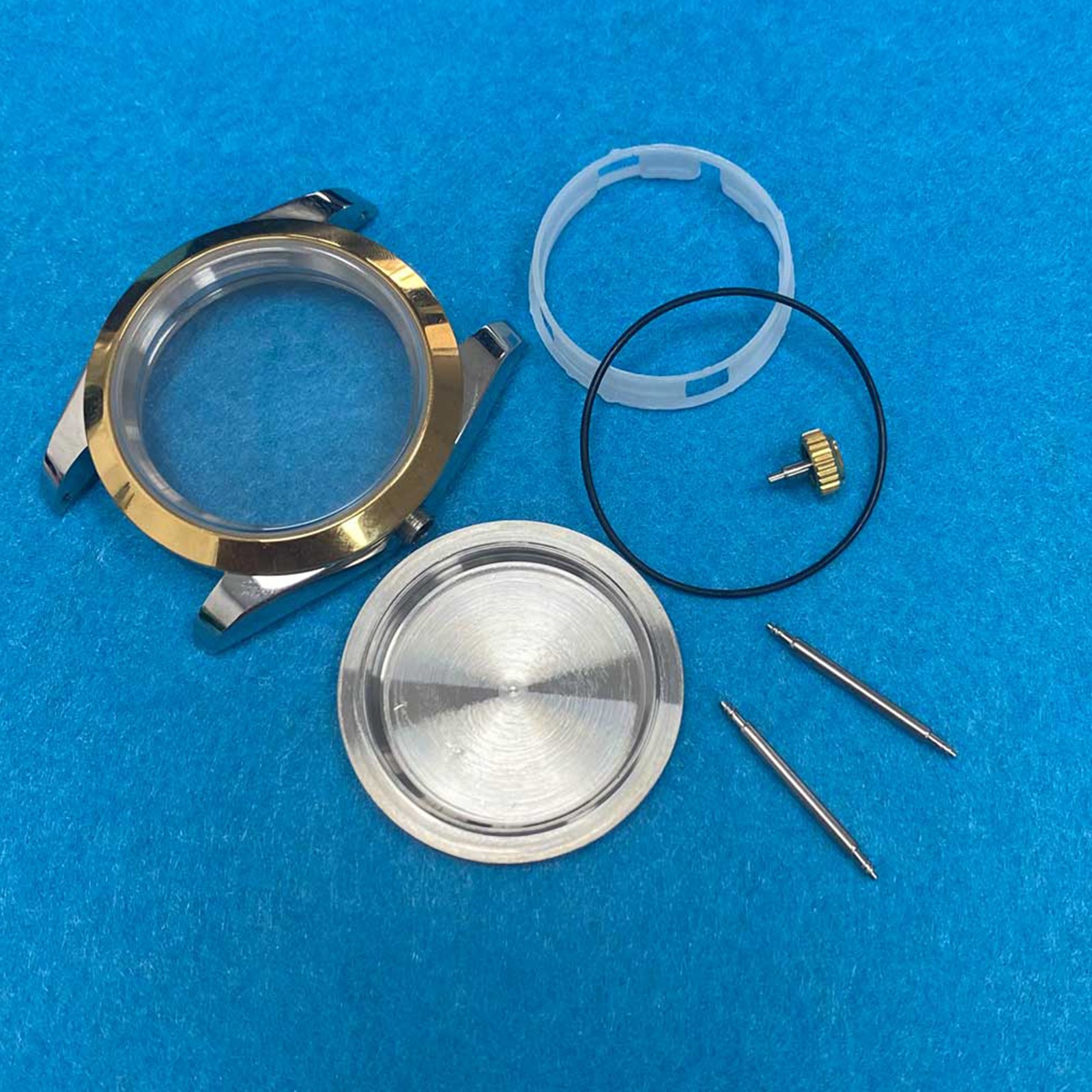 39MM Steel Watch Case Sapphire Glass for8215/8200/821A Mingzhu2813/3804 Movement