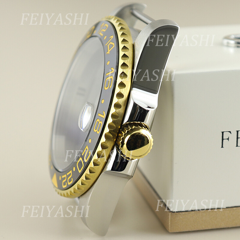 Stainless Steel SUB GMT Nh35 Watch Case Part For Eta 2824 Movement 28.5mm Dial