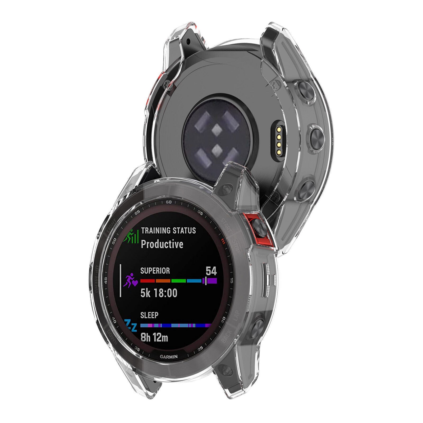 TPU Protective Cover Case Watch Frame for Garmin Fenix7/ Fenix 7 Solar/ Fenix 7