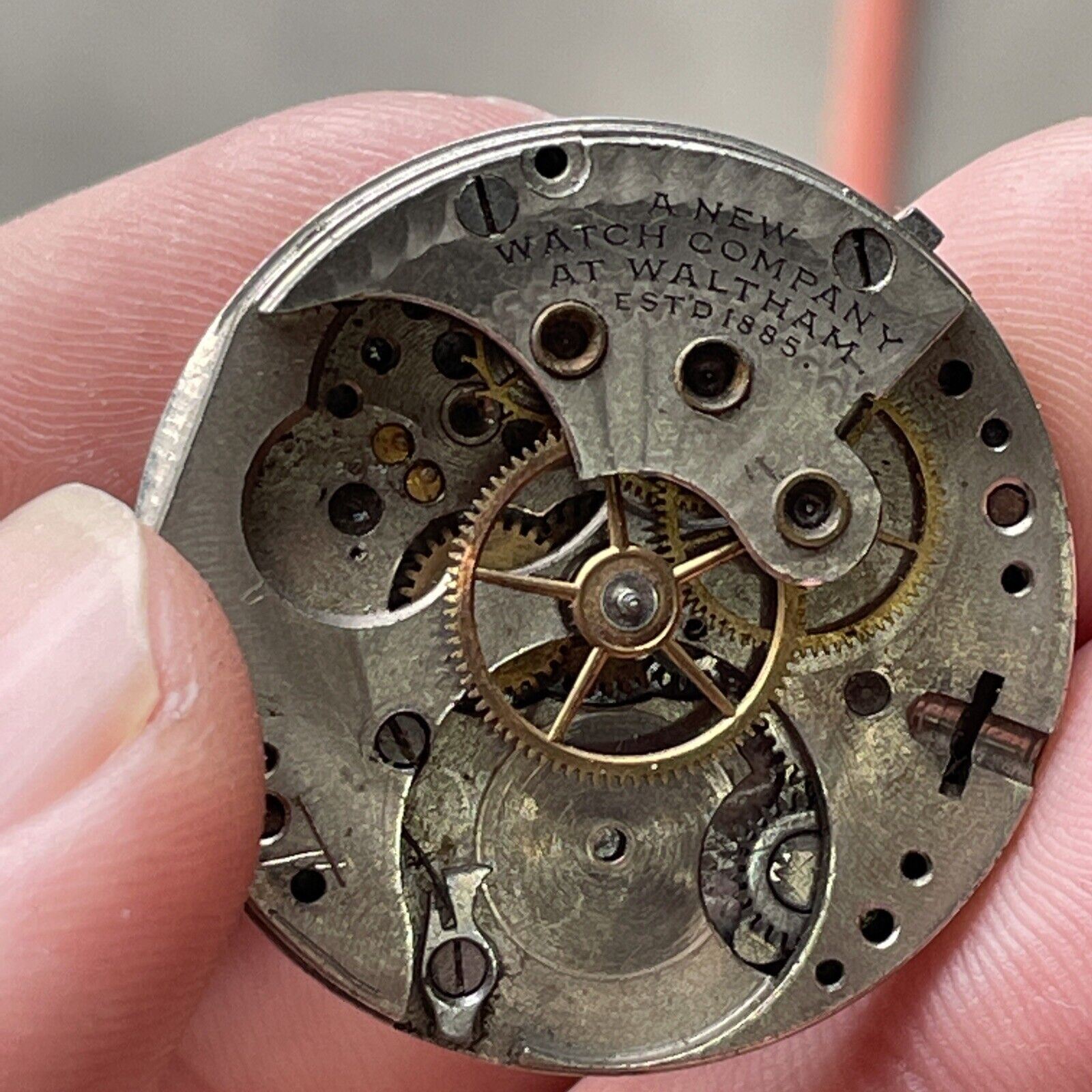 Vintage Waltham Watch Co. Face And Movement