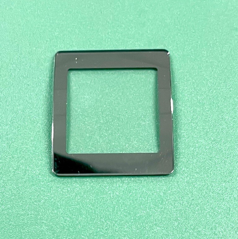 Glass Crystal For Rado Sintra 152.0336.3 New Casing Part With BLACK Rim 15203363