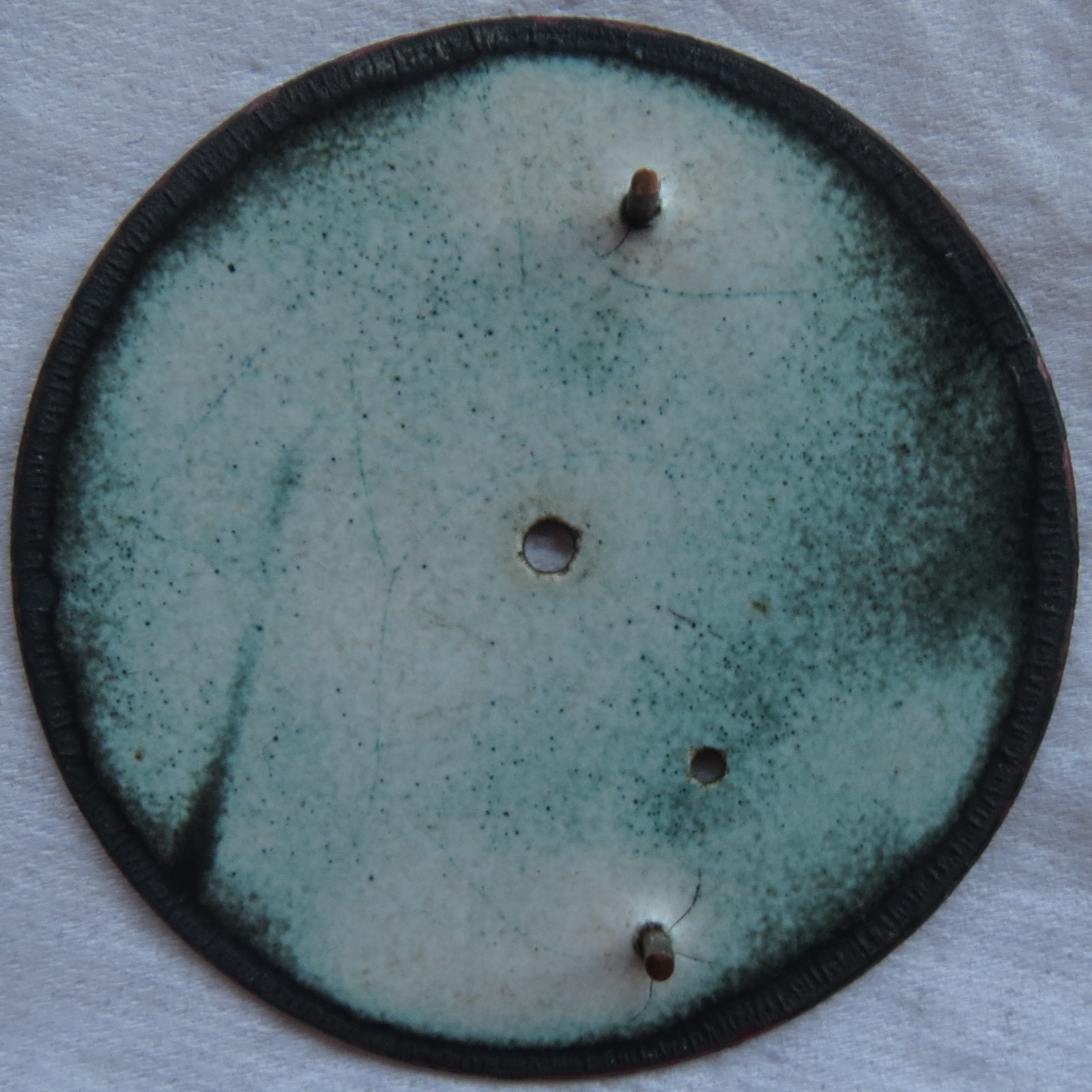 Water Polo Stop Watch enamel dial 43,5 mm. in diameter