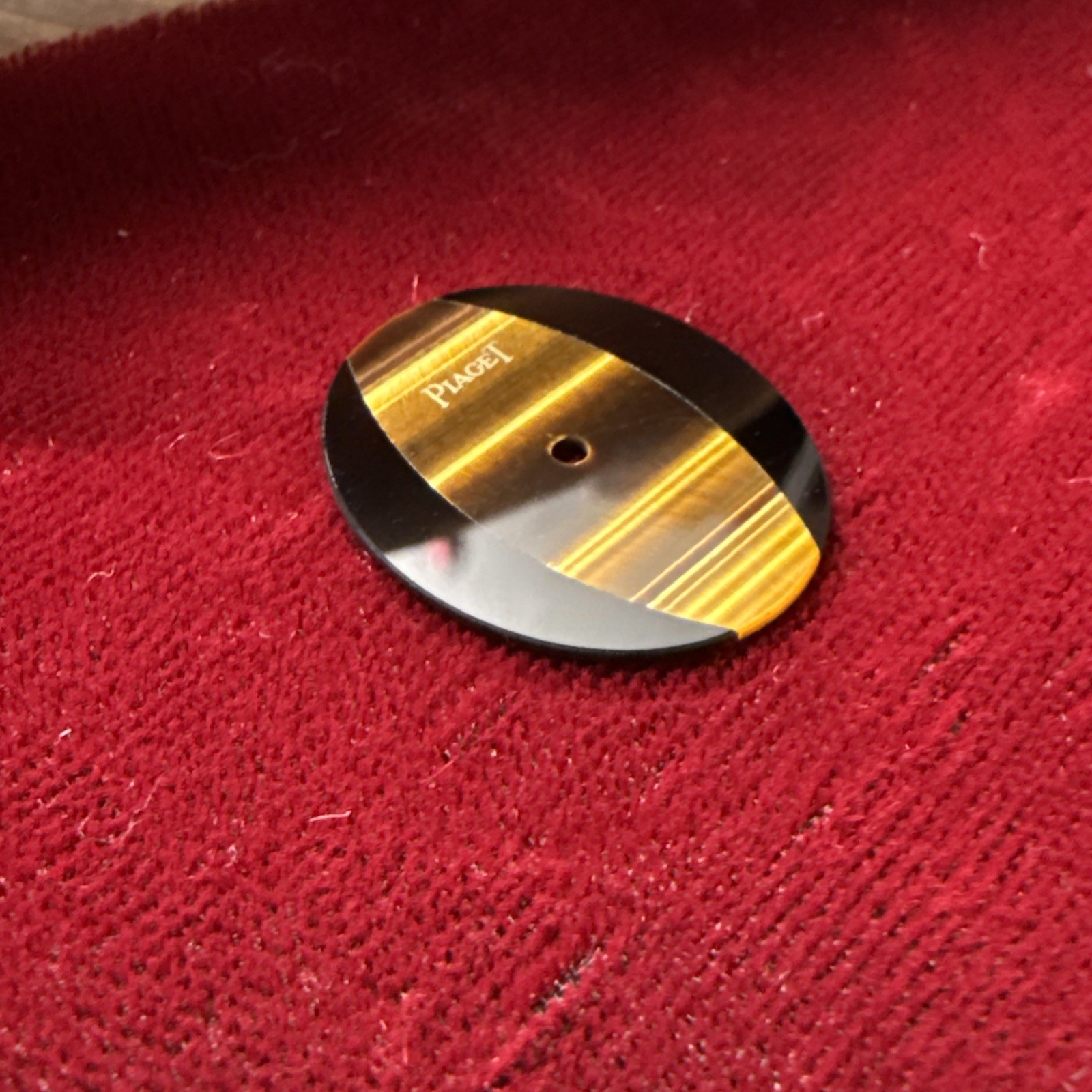 Piaget Onyx Stone/ Tiger’s Eye Oval Dial 17.7mm x 21.6mm