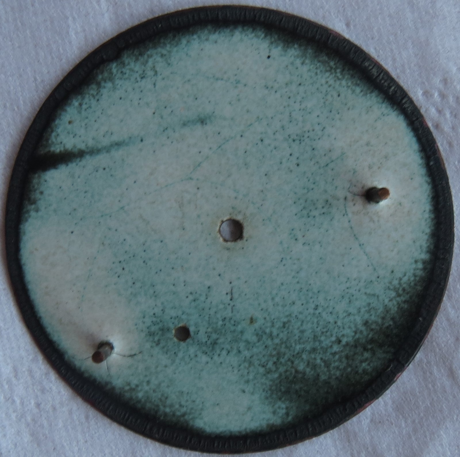 Water Polo Stop Watch enamel dial 43,5 mm. in diameter