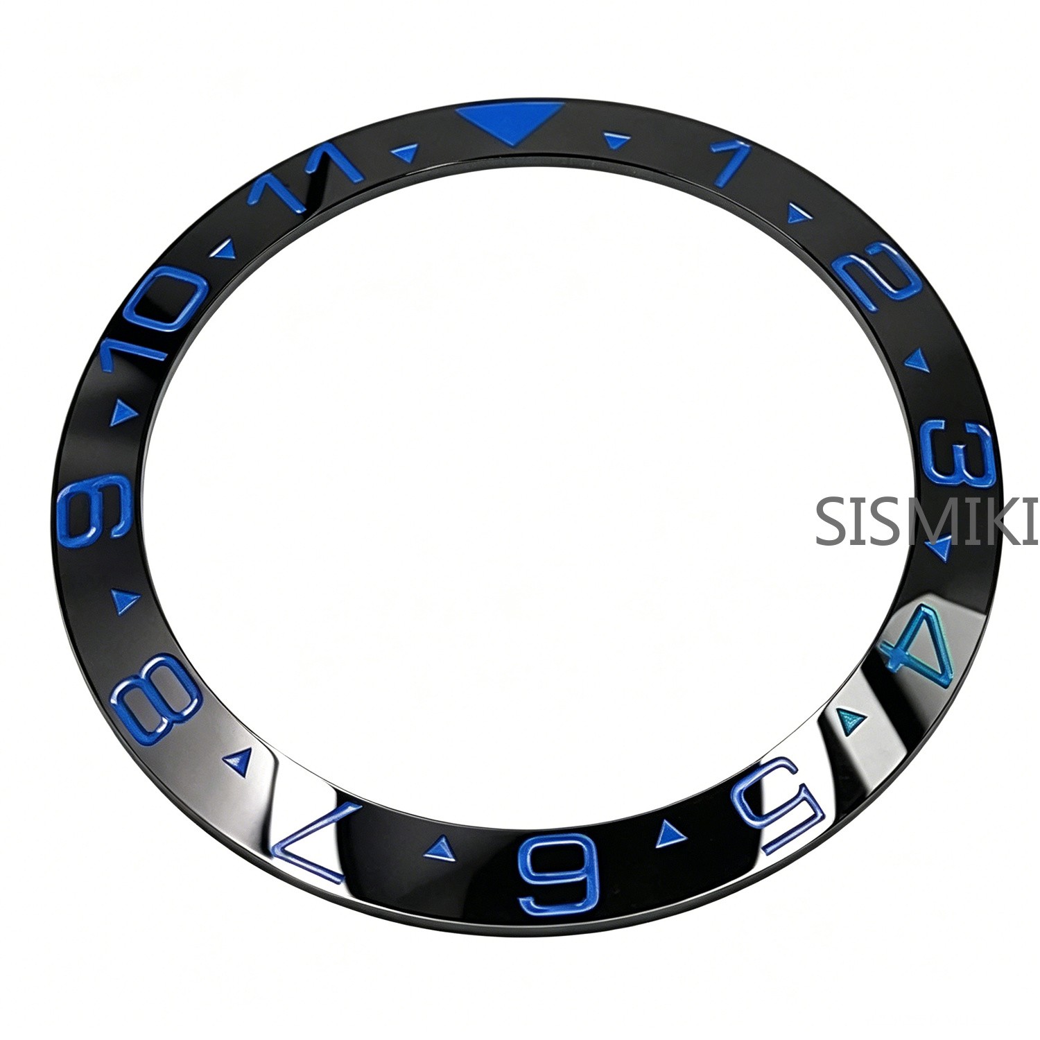 Sloped 38MM Black White Ceramic Watch Bezel Insert for GMT Sub Daytona SKX007