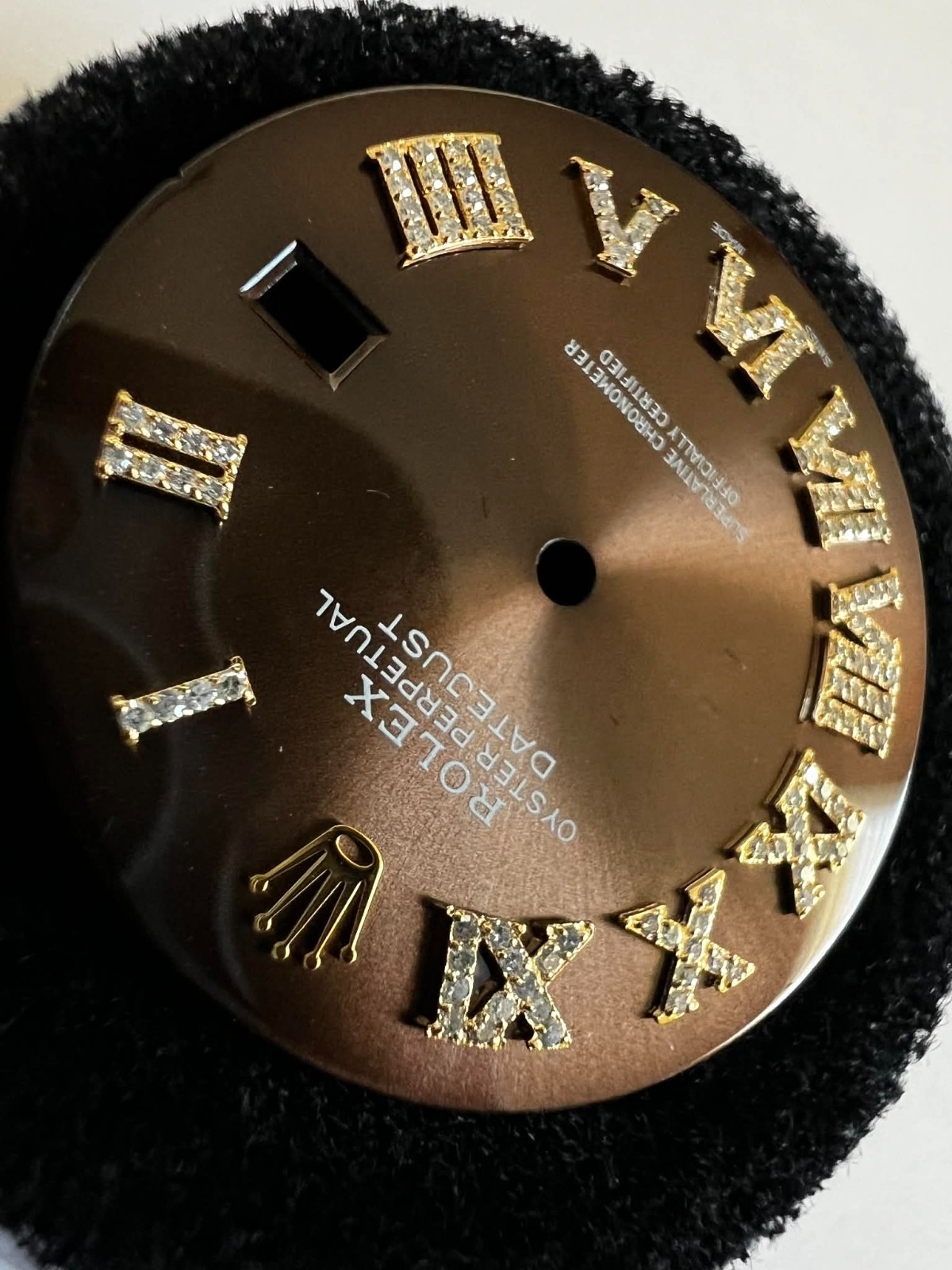 Rolex Datejust 41mm Custom Brown/ Yellow Gold Roman Markers Dial