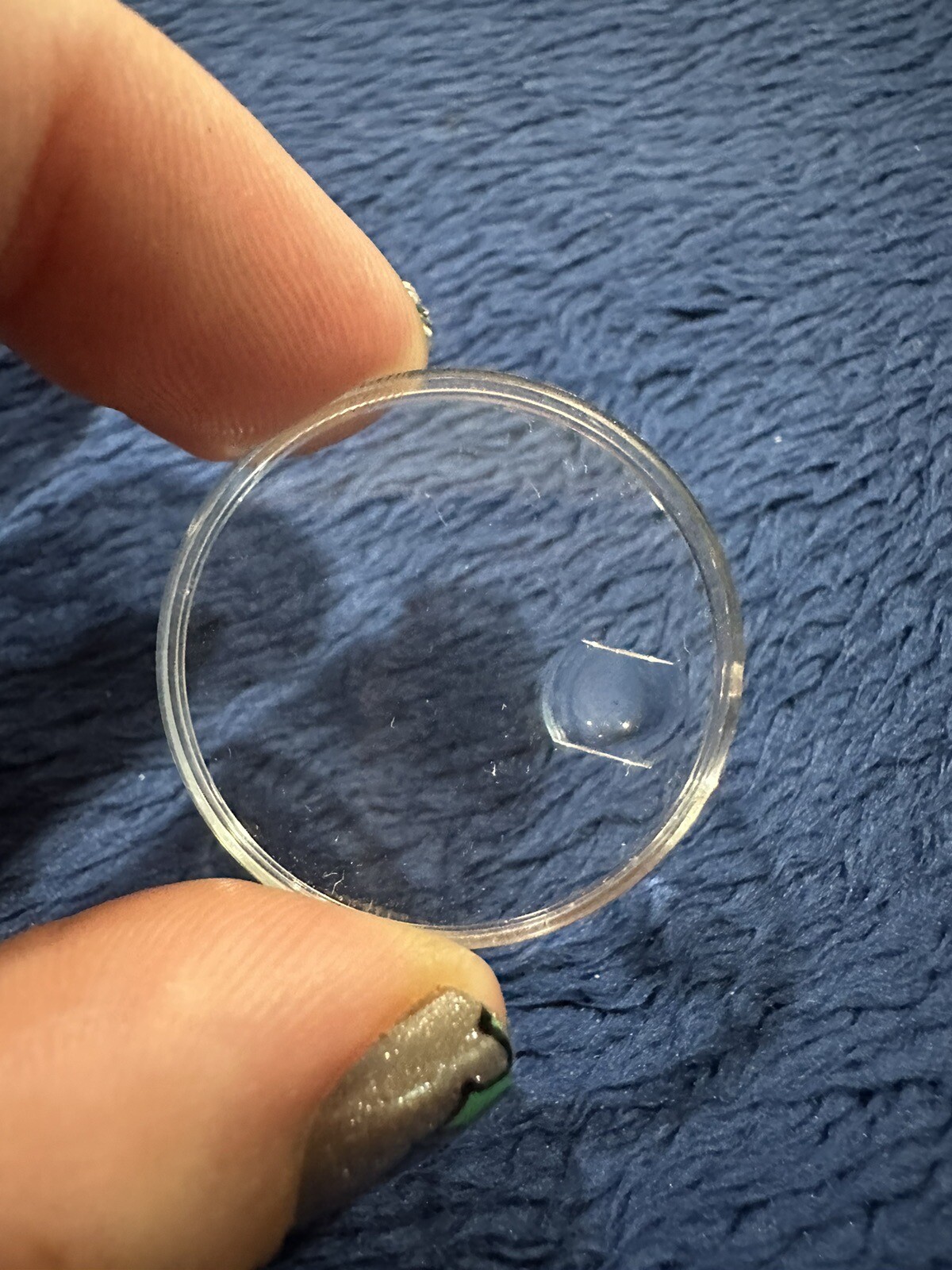 ROLEX Model 117 Cyclops OEM Crystal, 1.5g, 28x3mm