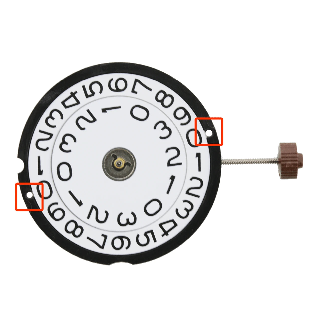 Harley Ronda 519, 3 Hands, Big Date @3 Quartz Watch Movement, Height 4.4mm