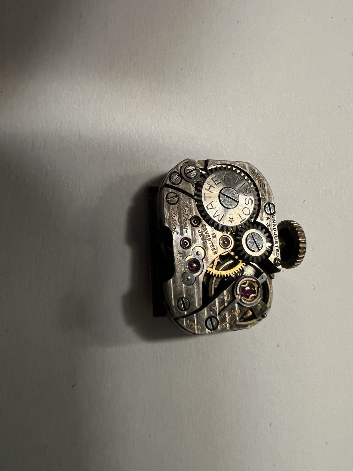 Mathey Tissot Wristwatch Movement 17J Ladies Works AS-IS
