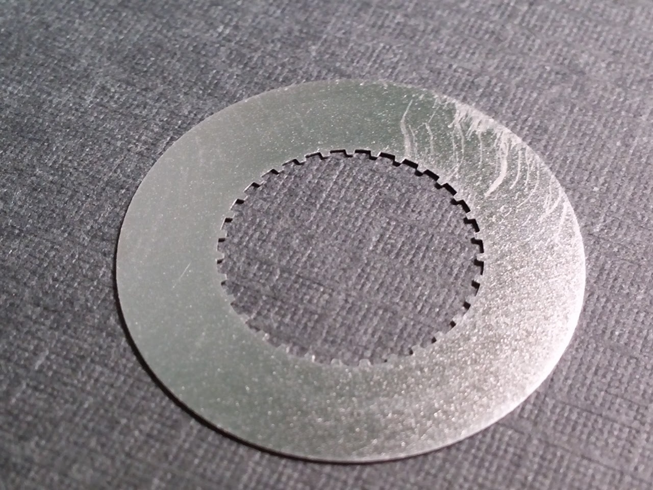 ORIGINAL NEW CALENDAR DISK AT 3 o”clock, WHITE for ETA caliber 955.412 (small)